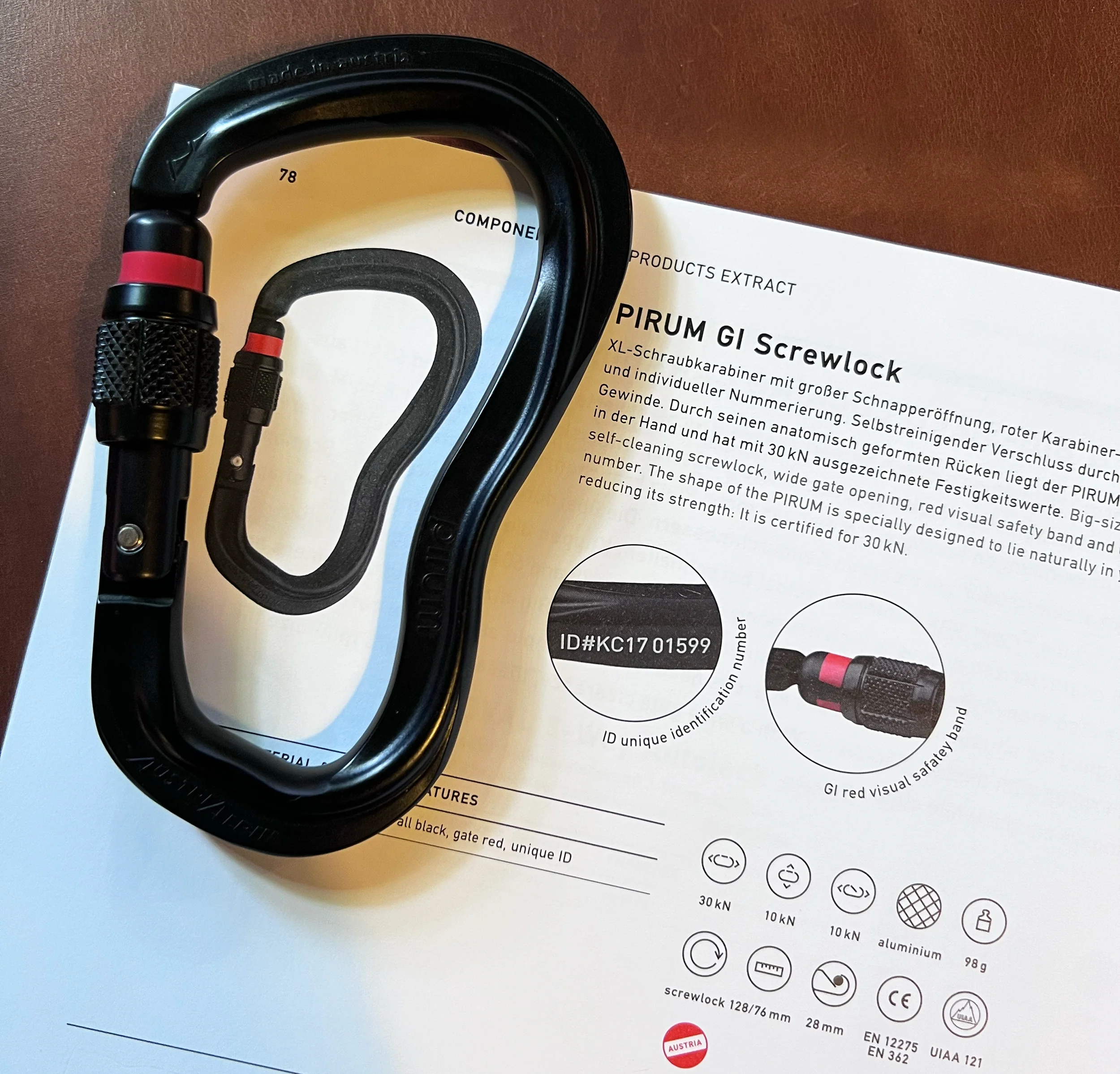 AustriAlpin™ Carabiner / PIRUM GI Screwlock - Image 6