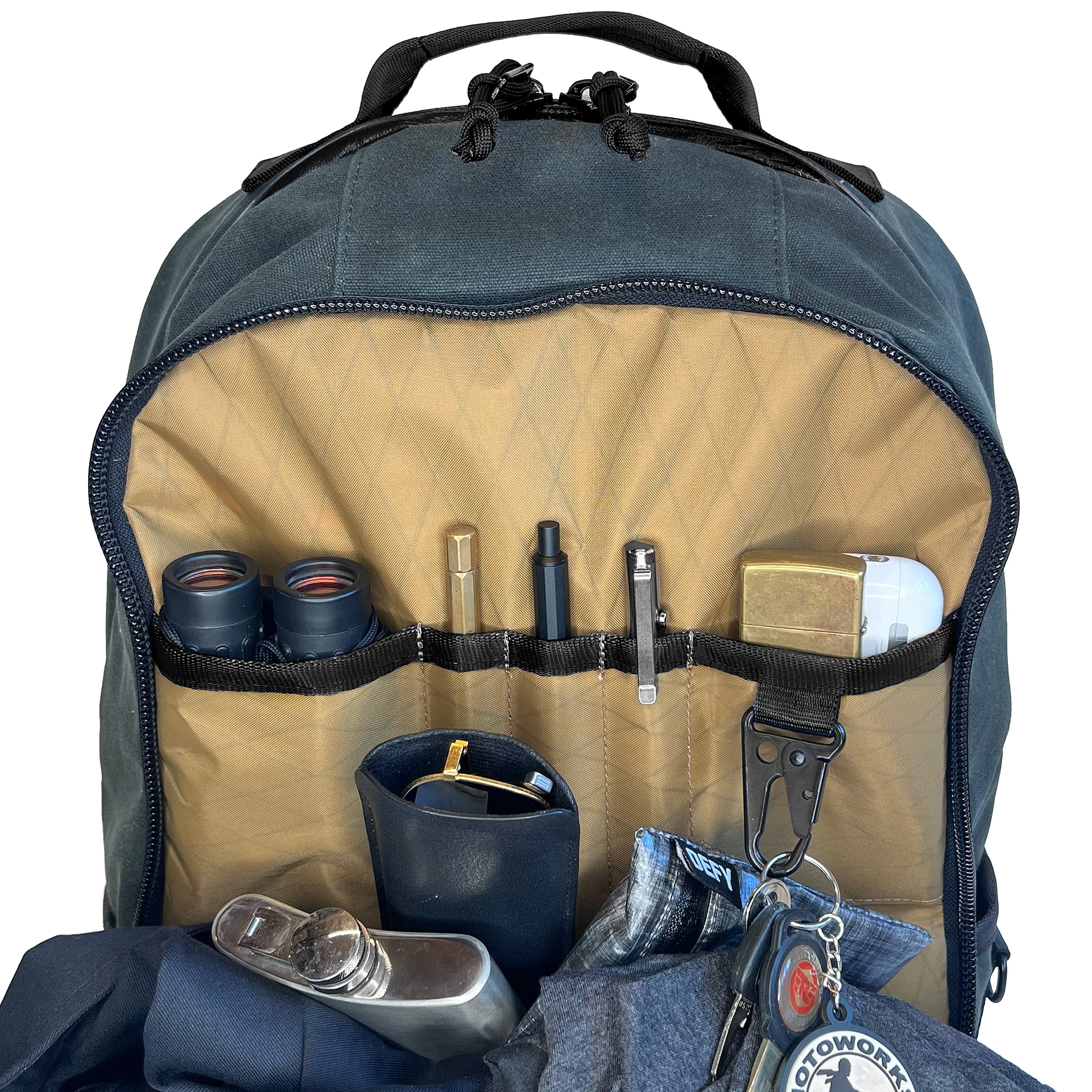 Bucktown Backpack Olive Drab TexWax™ x Coyote X-Pac™ - Image 2