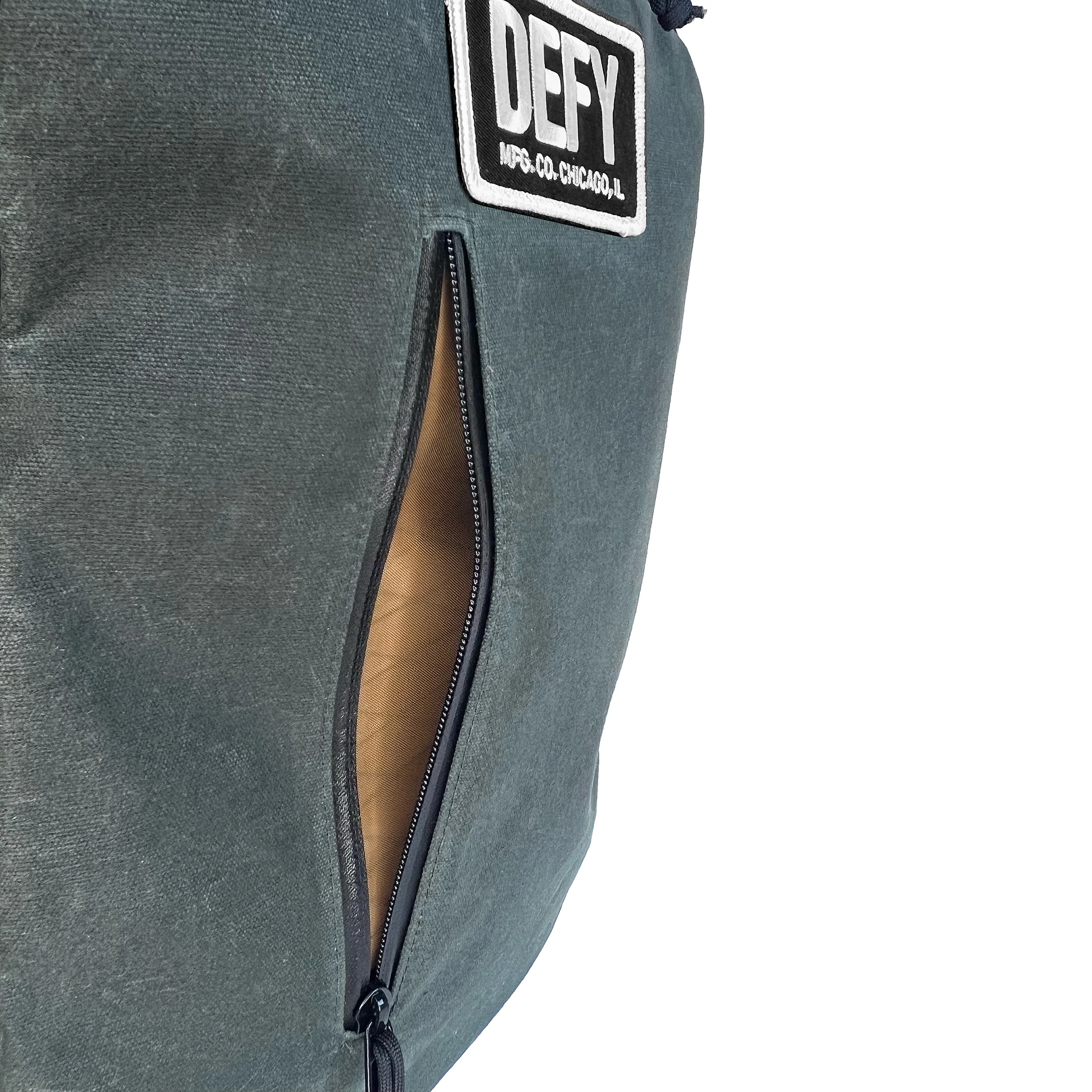 Bucktown Backpack Olive Drab TexWax™ x Coyote X-Pac™ - Image 4