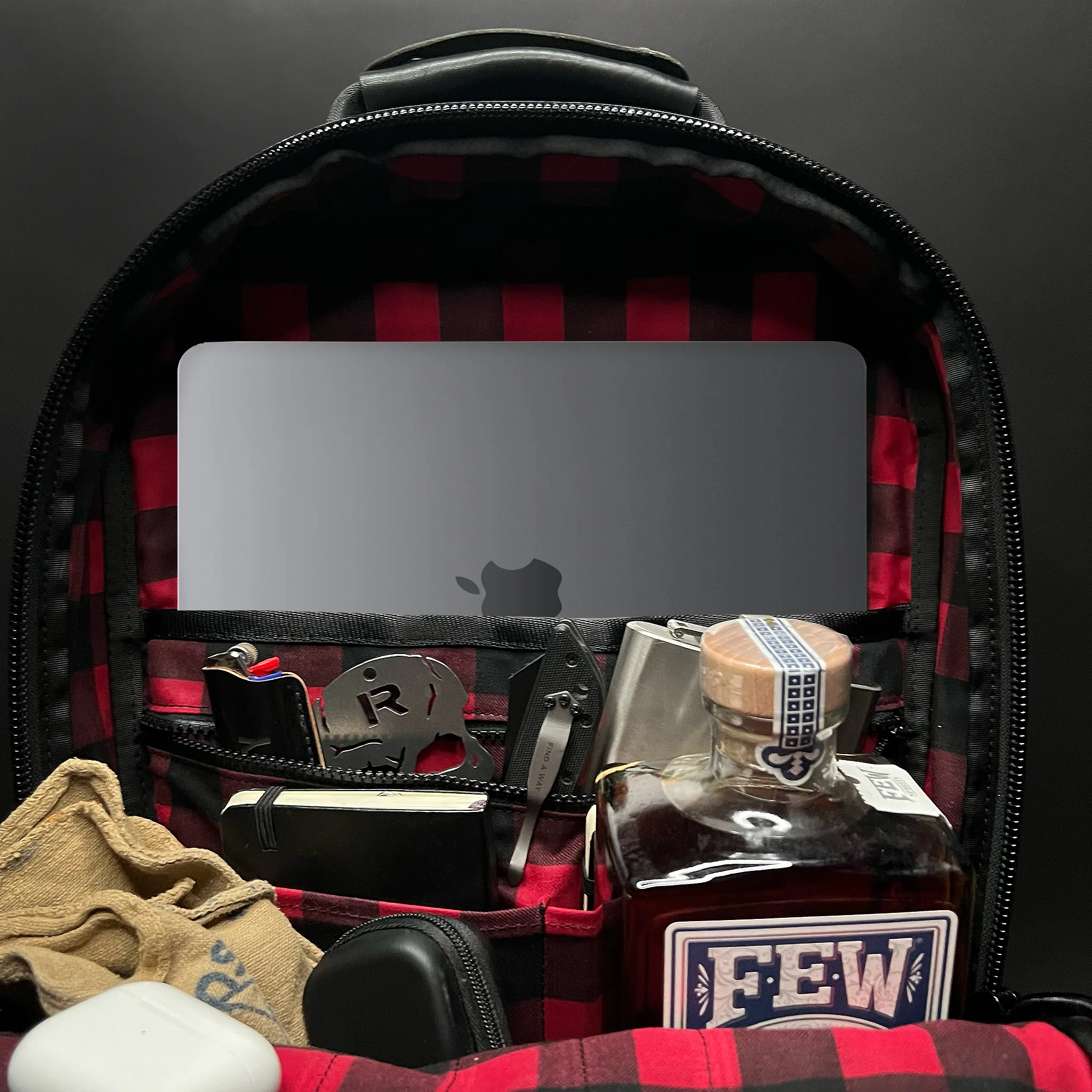 Bucktown Full Horween Essex Rookery Leather Bundle x TexWax™ Buffalo Plaid Wax Canvas / Ships in 2-3 Weeks - Image 2