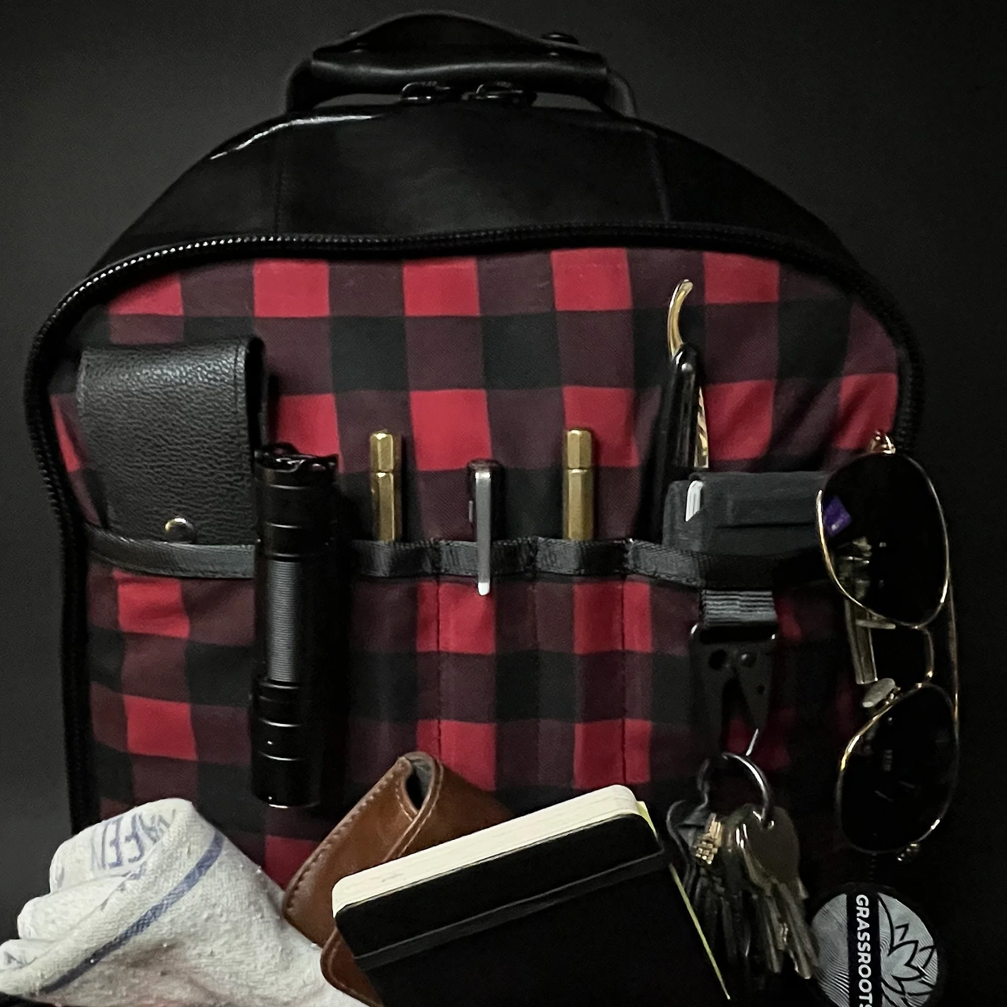 Bucktown Full Horween Essex Rookery Leather Bundle x TexWax™ Buffalo Plaid Wax Canvas / Ships in 2-3 Weeks - Image 5