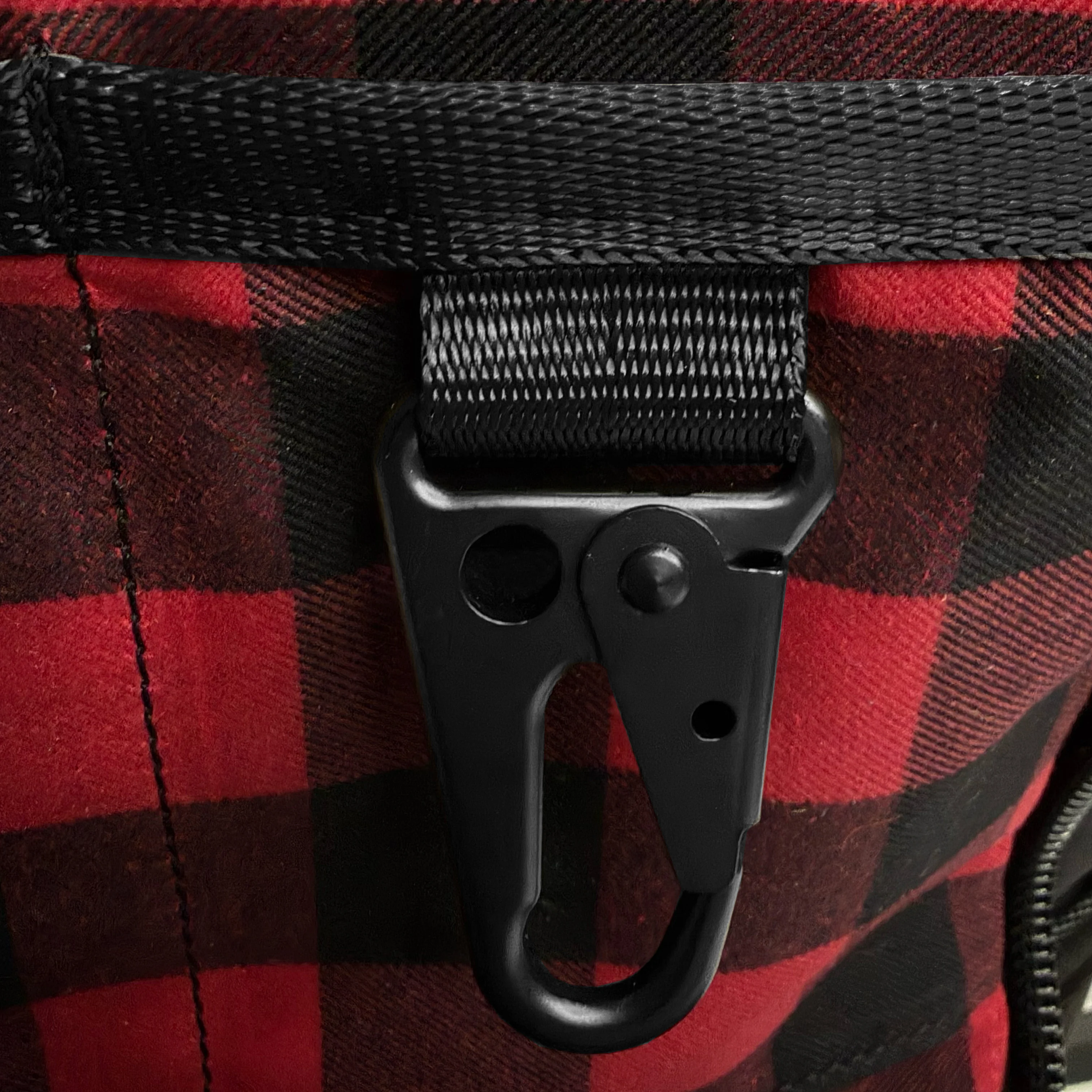 Bucktown / INVERTED Black Dyneema® x TexWax™ Buffalo Plaid Wax Canvas / with Trolley Strap / Limited - Image 7