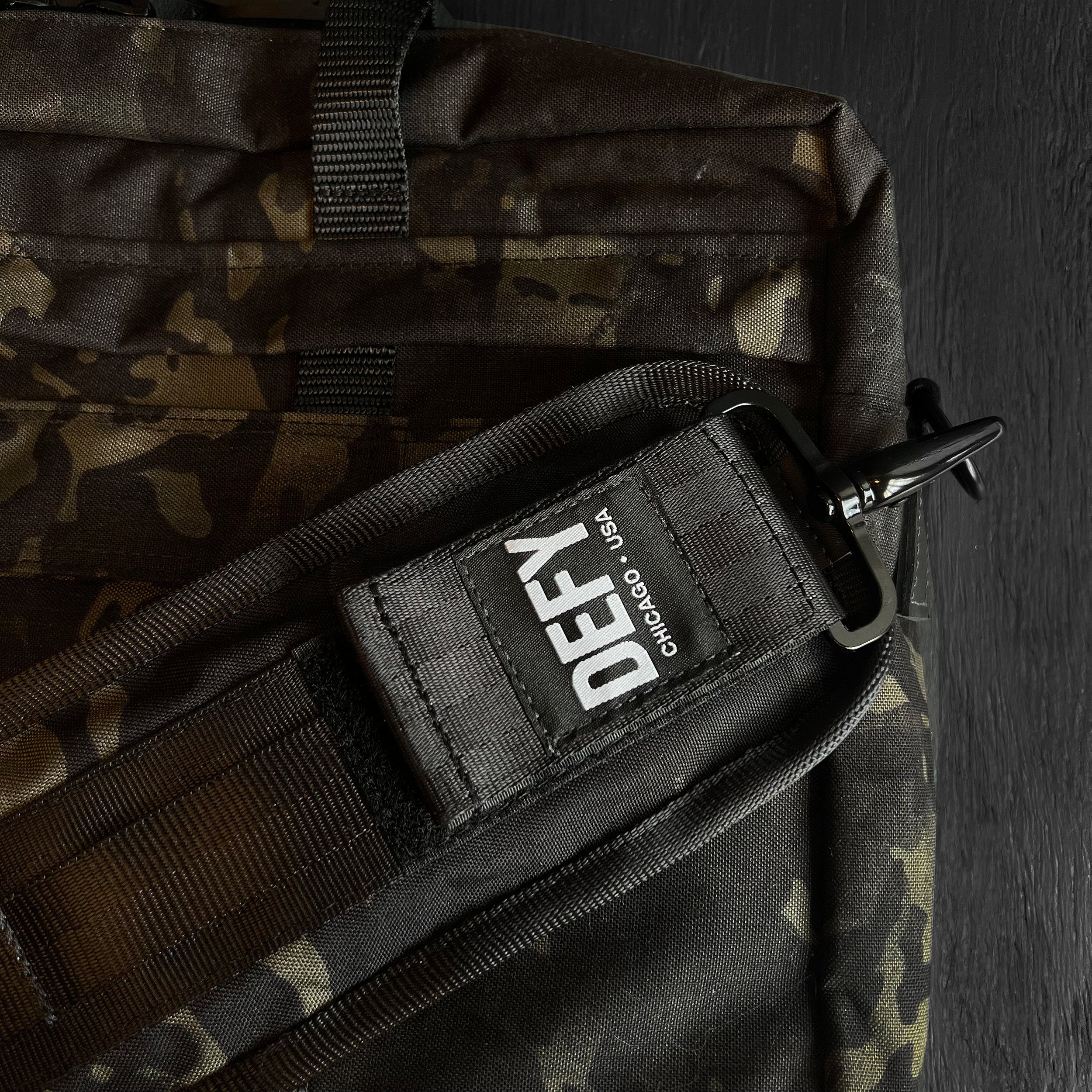 The Ultimate Crossbody Strap Rogue Camo MultiCam Black™ CORDURA® x Closed-Cell Foam Padding x AustriAlpin® Cobra Buckle - Image 9