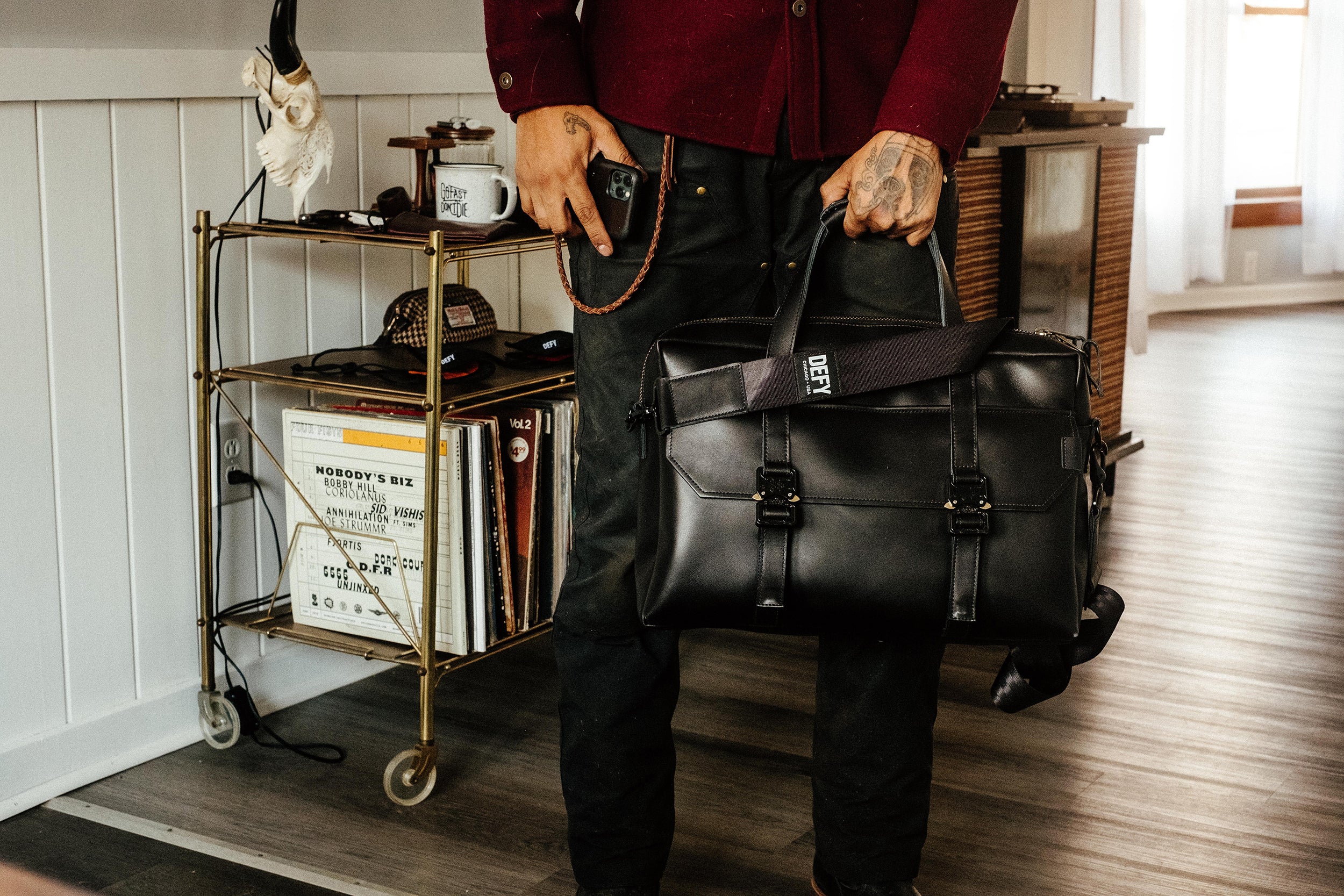 Defender Briefcase / Horween Austin Calf Leather Strap Edition Bundle x 'Redrum' XPAC / Limited Edition - Image 19