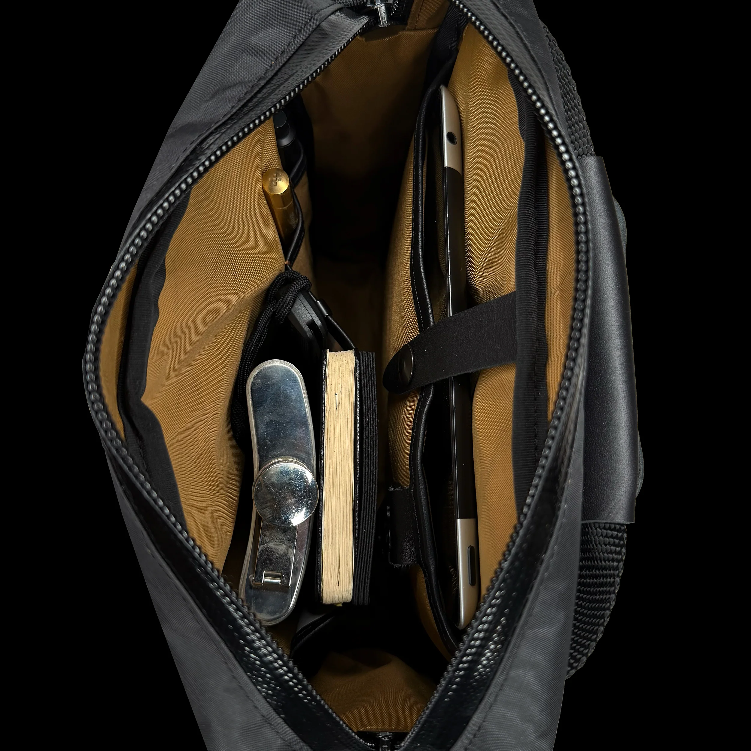 Defender DayTripper / INVERTED Black Dyneema® x Coyote X-Pac™ Lining / Ships in 6-10 Weeks - Image 2
