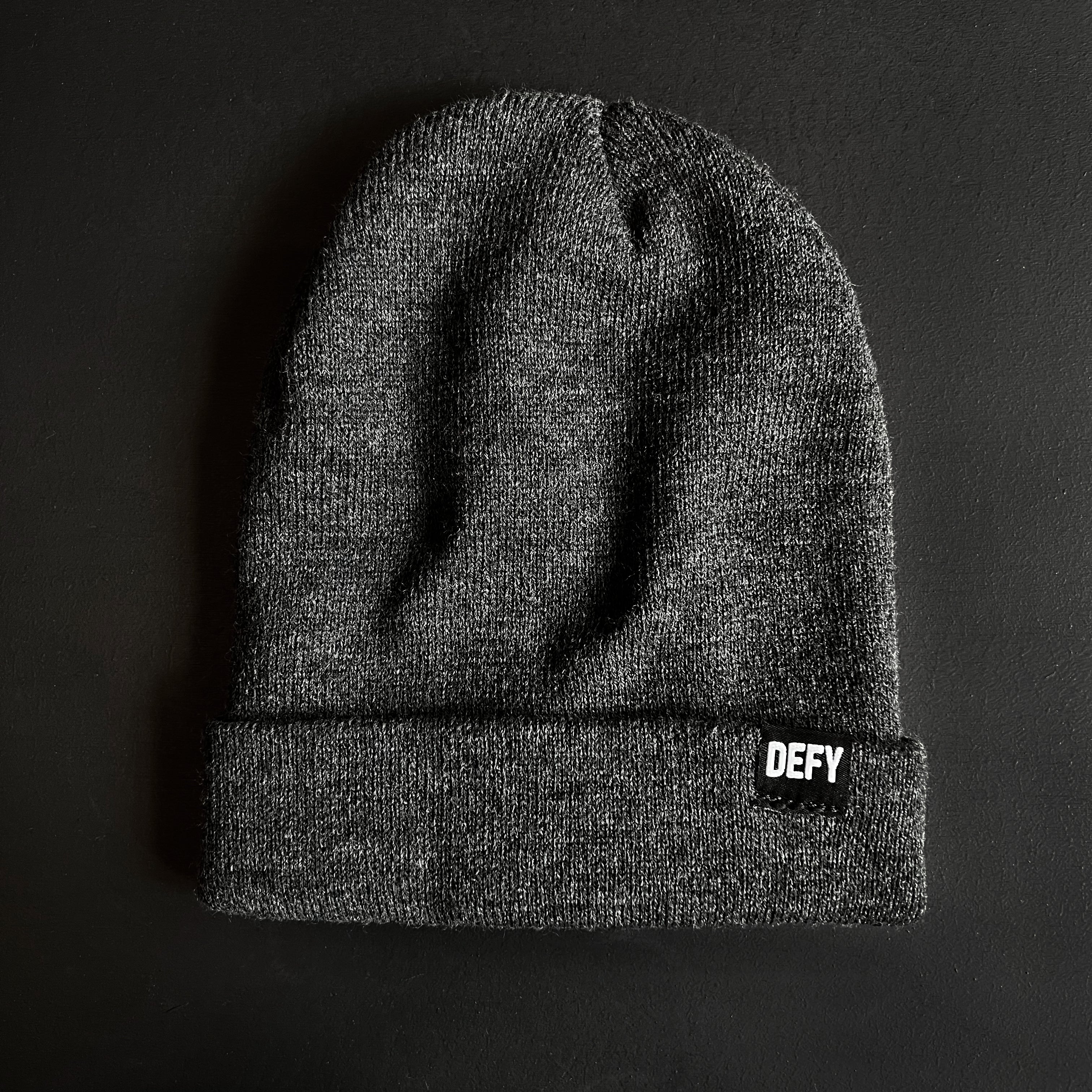 DEFY Grey Beanie - Image 4