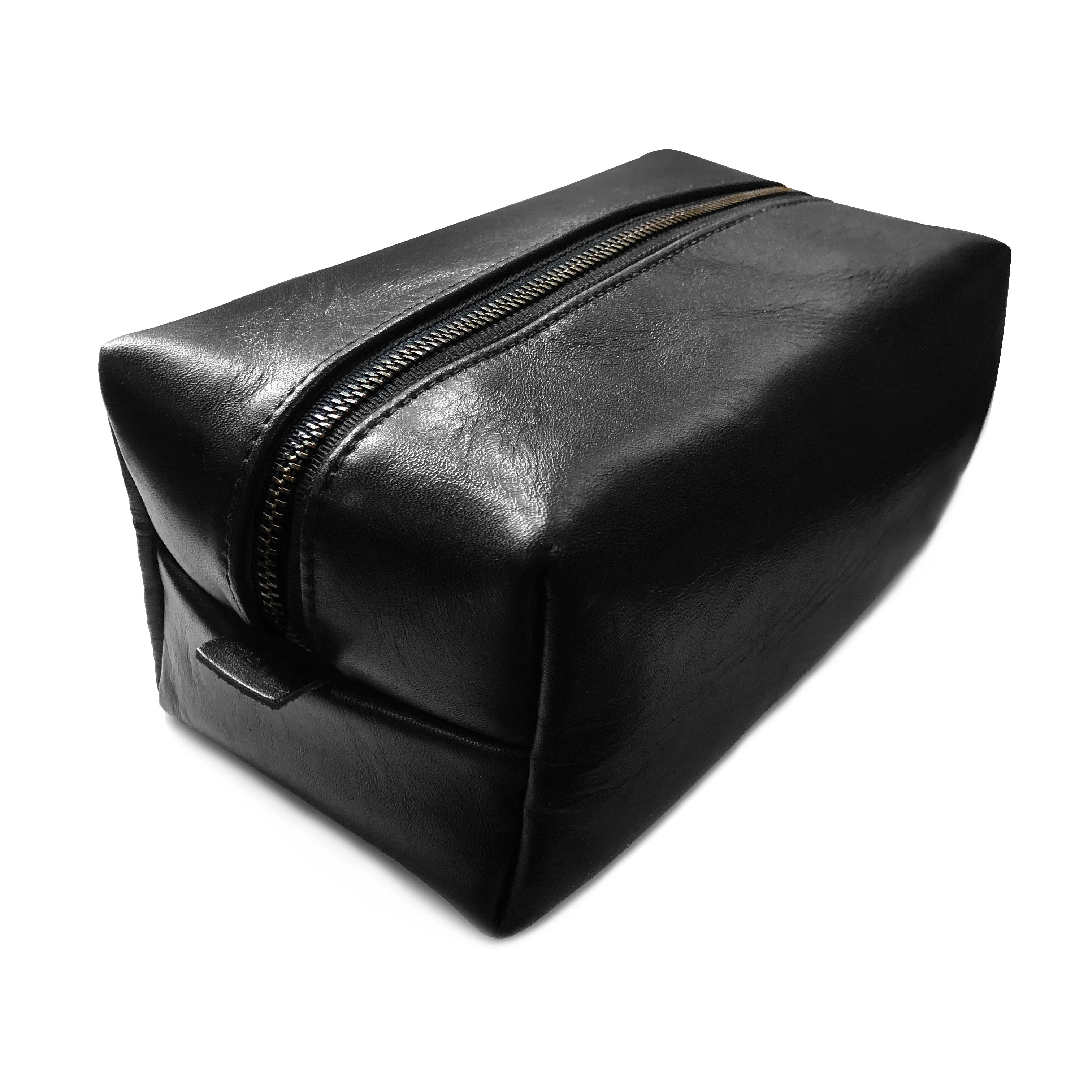 Dopp Kit / Horween Essex Rookery Leather x Buffalo Plaid Wax Canvas / Ships in 6-10 Weeks - Image 9
