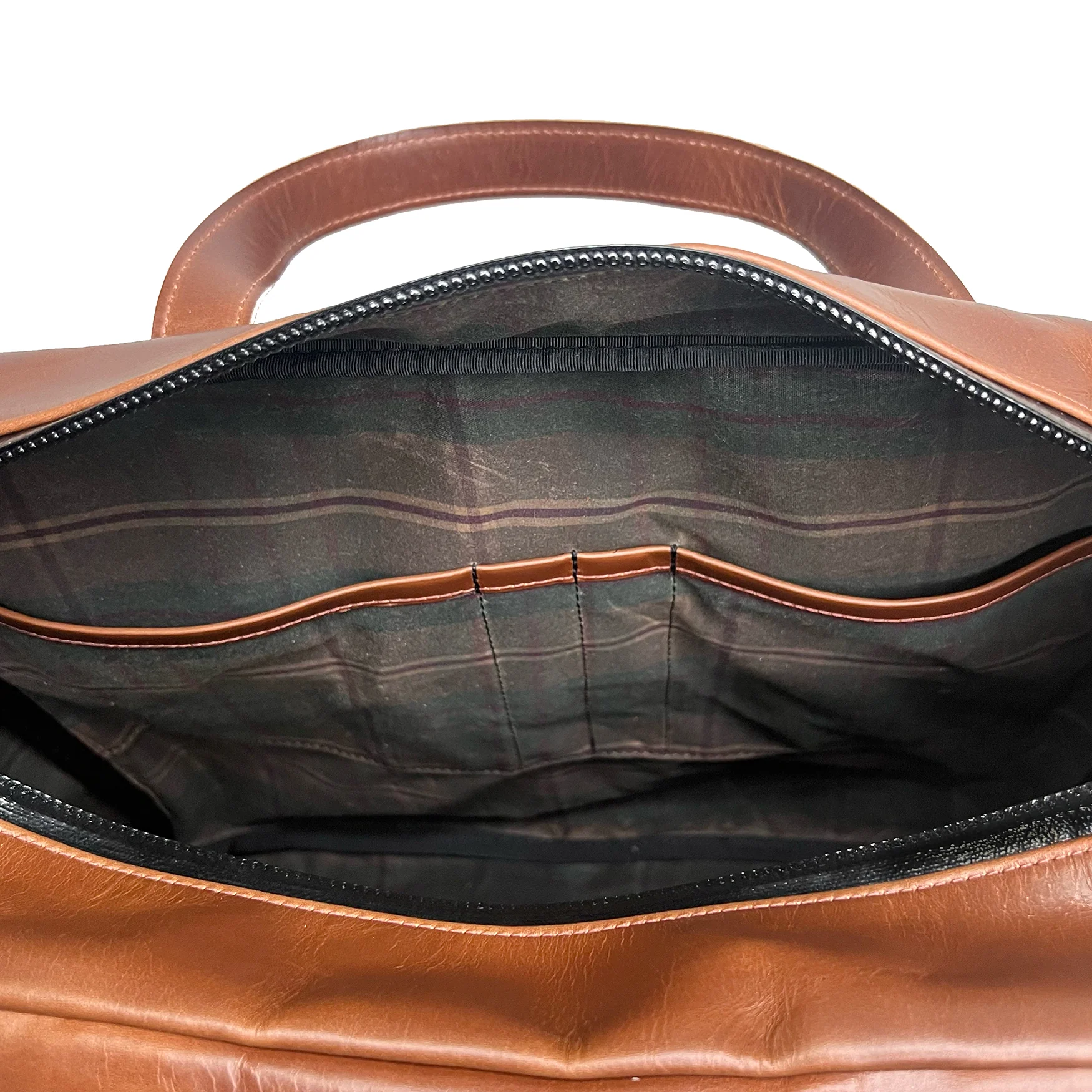 Epic 48 Hour Bundle / Horween Cavalier Whiskey Leather x TexWax™ Autumn Plaid Wax Canvas / Ships in 3-5 Weeks - Image 4