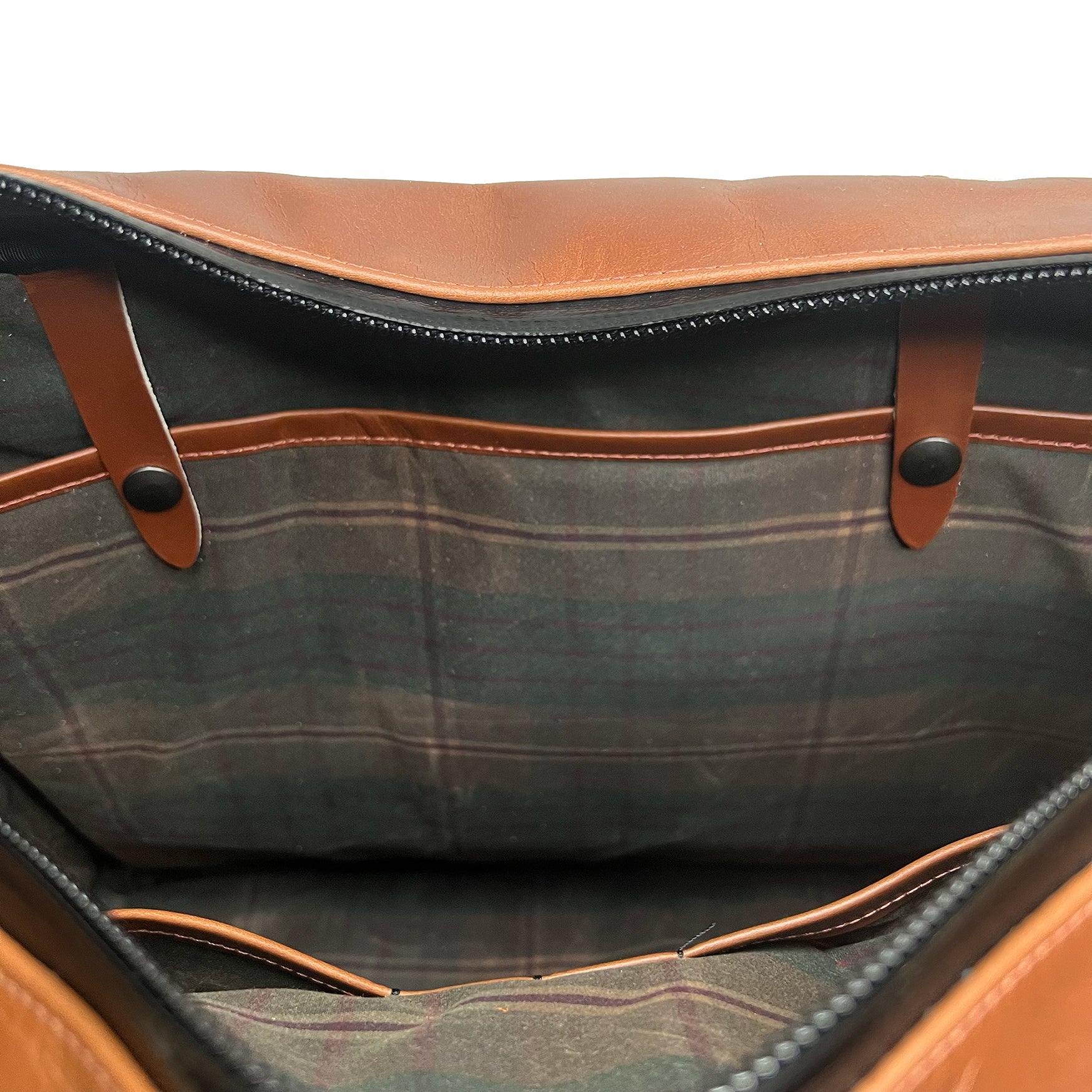 Epic 48 Hour Bundle / Horween Cavalier Whiskey Leather x TexWax™ Autumn Plaid Wax Canvas / Ships in 3-5 Weeks - Image 7