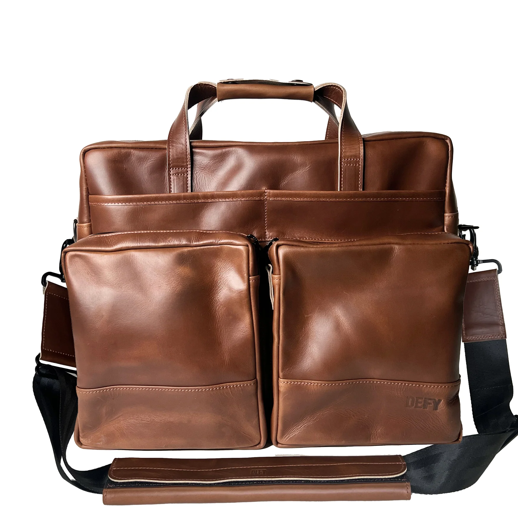 Epic 48 Hour Bundle / Horween Cavalier Whiskey Leather x TexWax™ Autumn Plaid Wax Canvas / Ships in 3-5 Weeks - Image 9