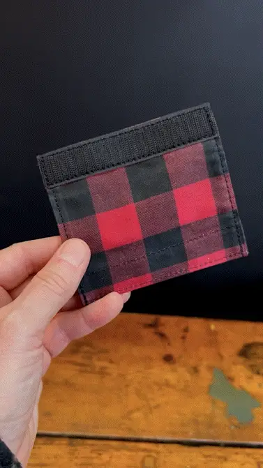 FF - Tech Mr Gripper / Horween Buffalo Plaid Wax Cotton Canvas