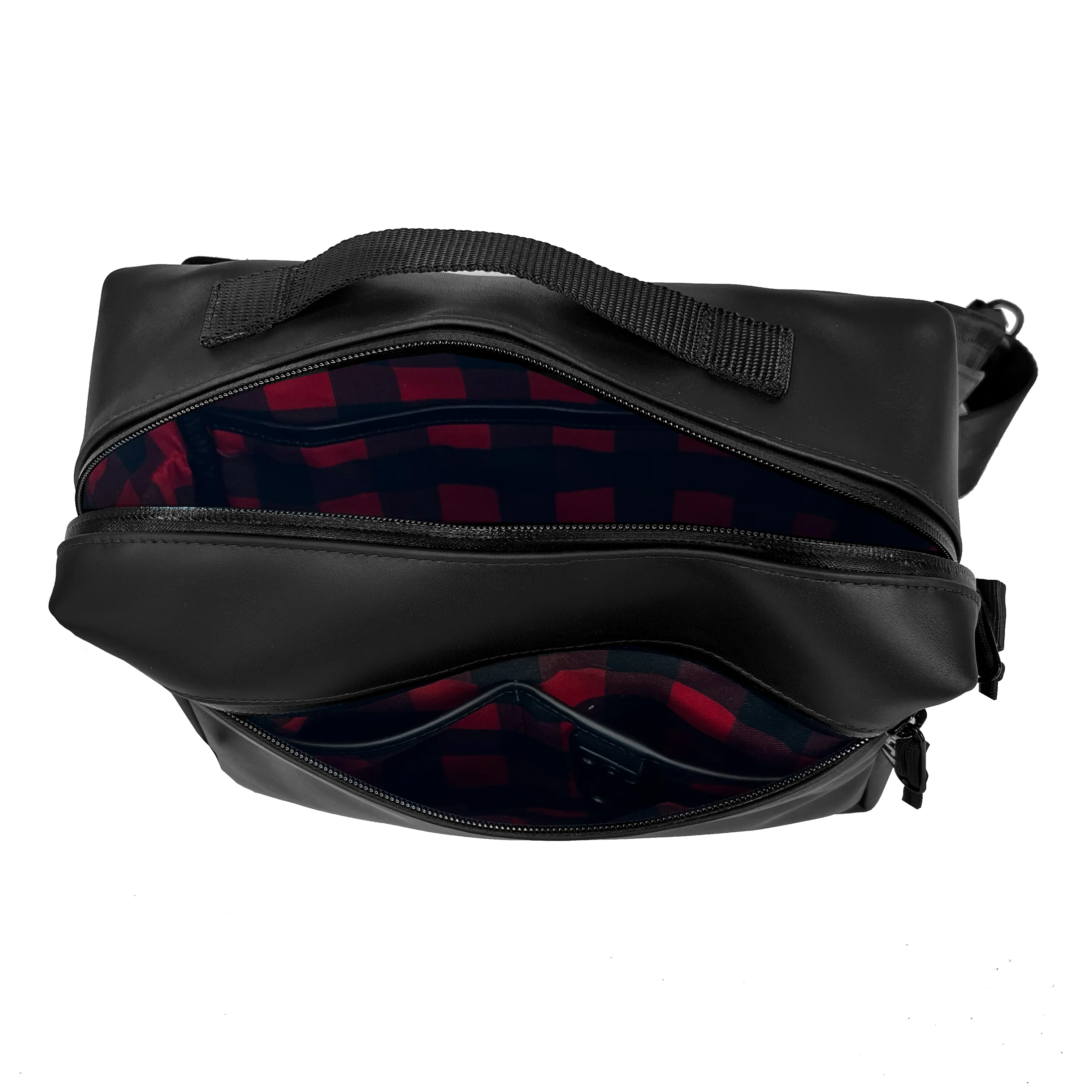 Insidious Jr. Sling / Horween Essex Rookery Leather x TexWax™ Buffalo Plaid Wax Canvas Bundle / Ships in 2-3 Weeks - Image 2