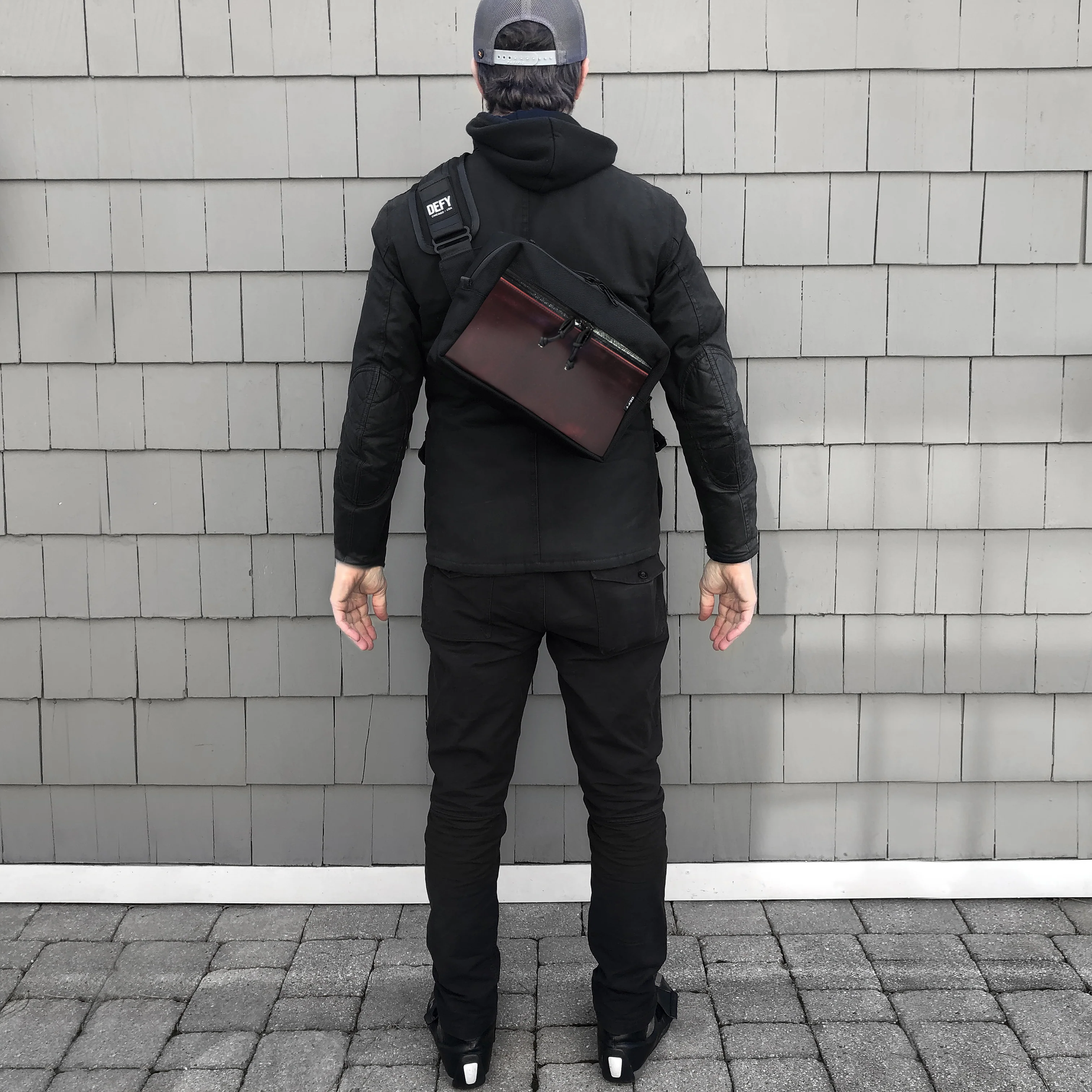Insidious Jr. Sling / Horween Oxblood Chromexel® Leather + Ballistic Nylon Edition / Ships in 3-4 Weeks - Image 5