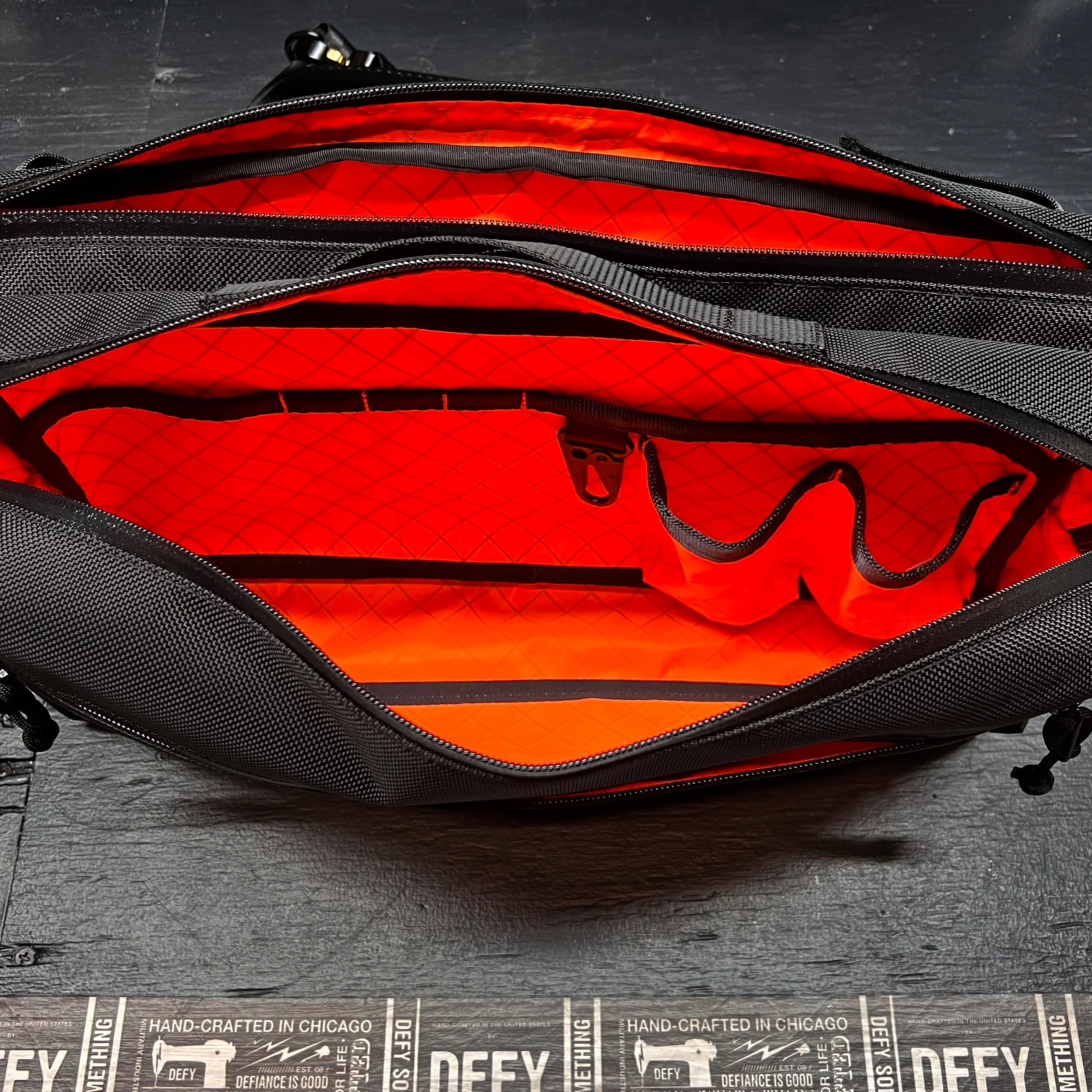 Insidious Sling 'Fire Edition' / Ballistic Nylon / ECOPAK™ EPX Blaze Orange / Ships in 1 Week - Image 5