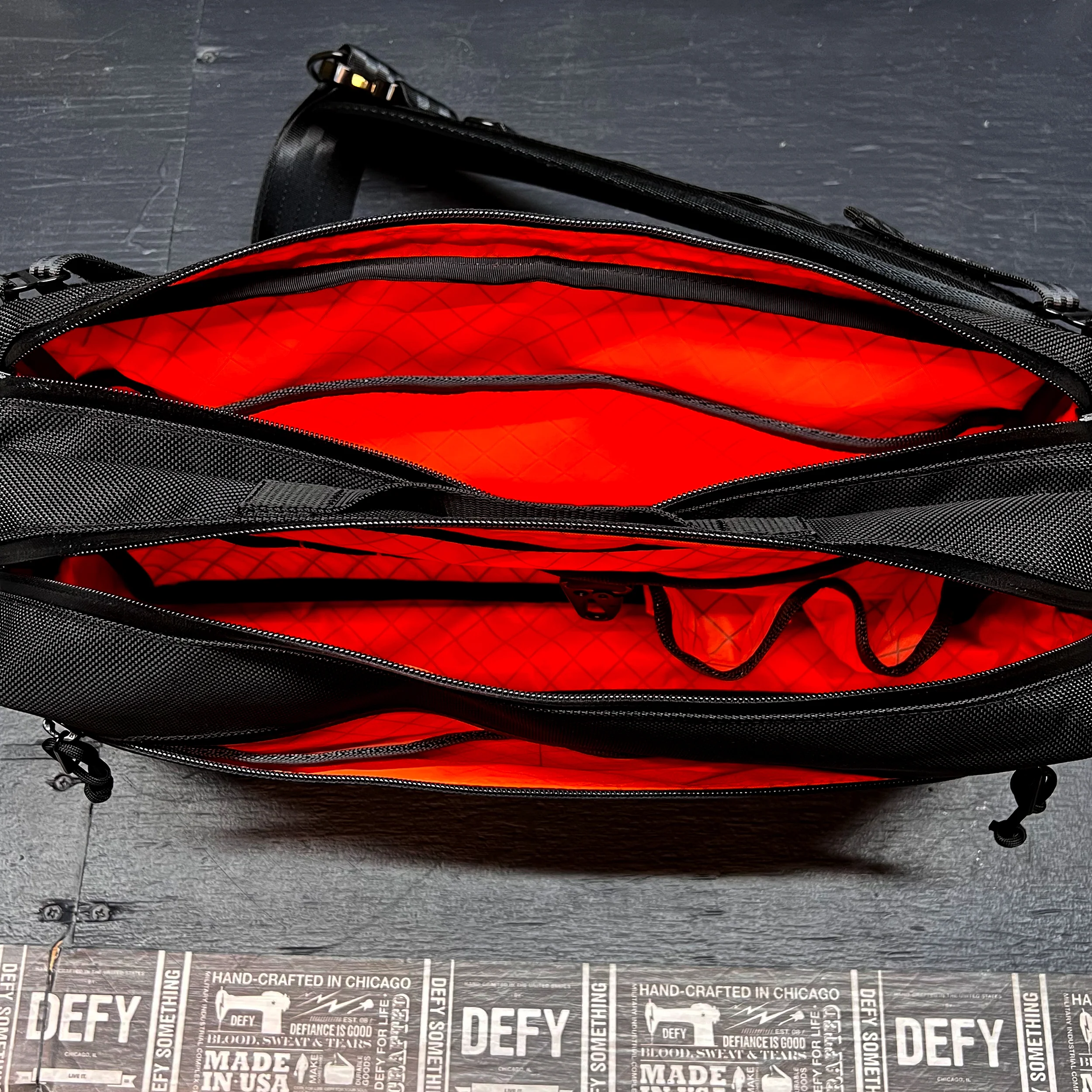 Insidious Sling 'Fire Edition' / Ballistic Nylon / ECOPAK™ EPX Blaze Orange / Ships in 1 Week - Image 6