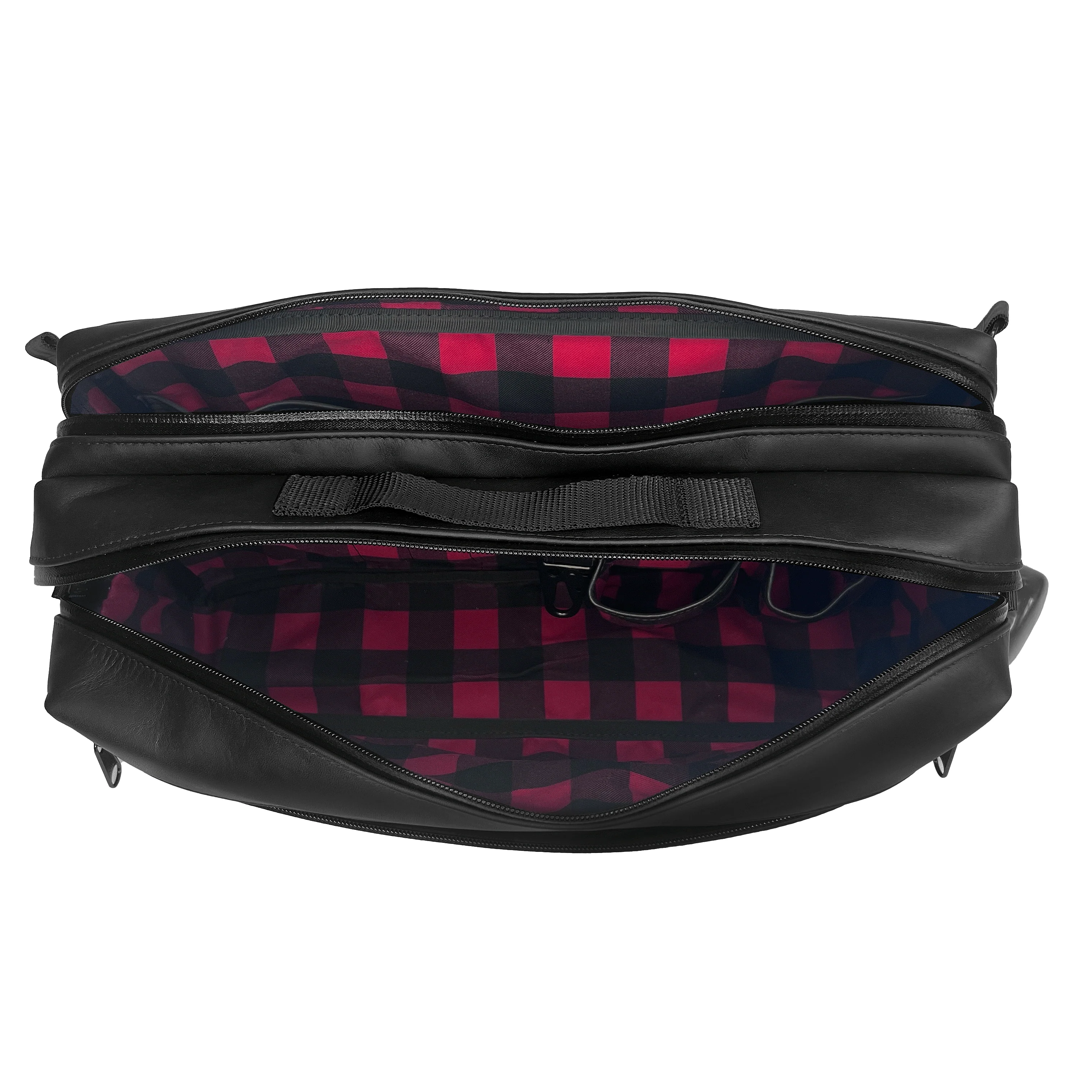Insidious Sling / Horween Austin Calf Leather x TexWax™ Buffalo Plaid Wax Canvas / Ships in 2-3 Weeks - Image 3