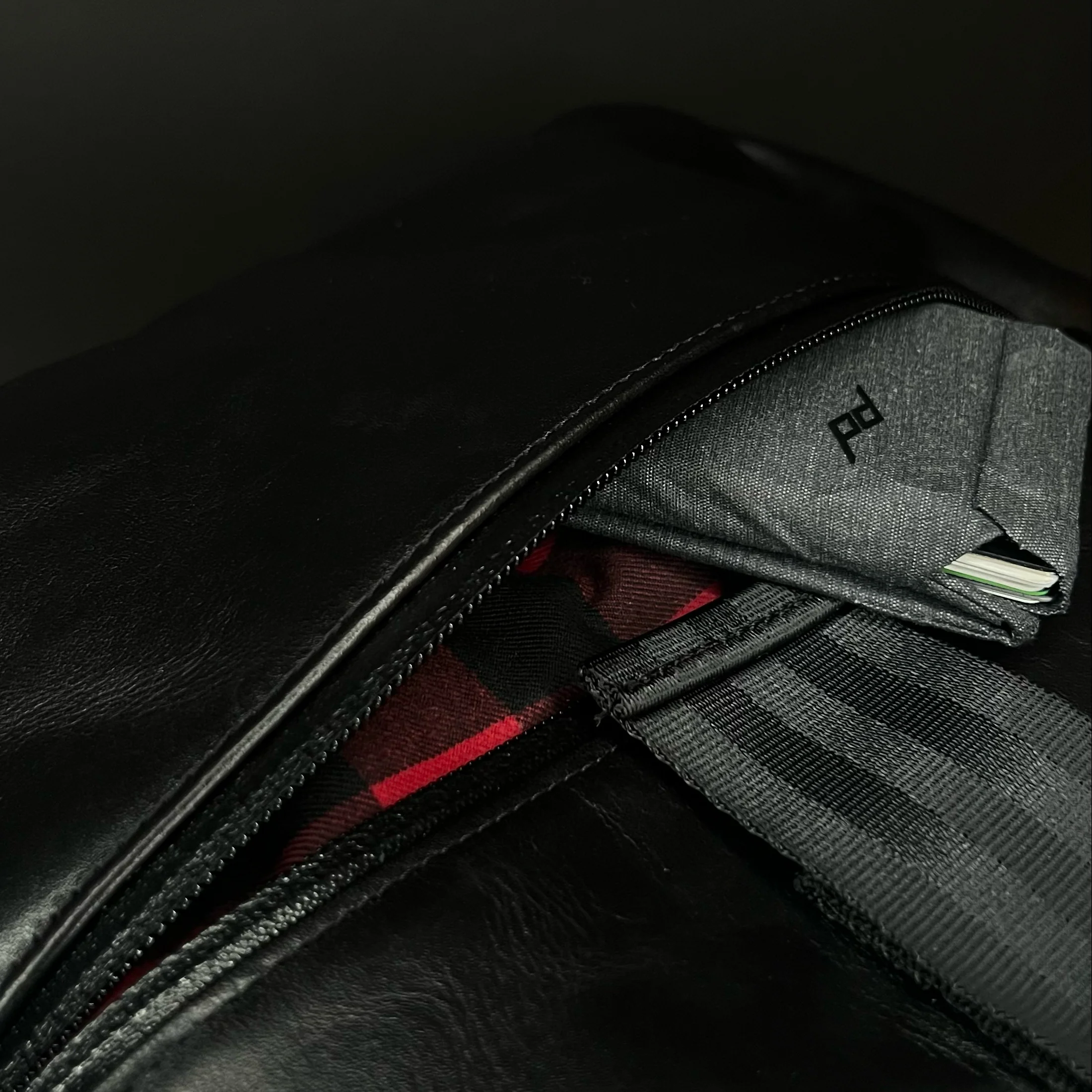 Menace Backpack 2.0 / Full Horween Essex Rookery Leather x TexWax™ Buffalo Plaid Wax Canvas Bundle / Last 1 - Image 10