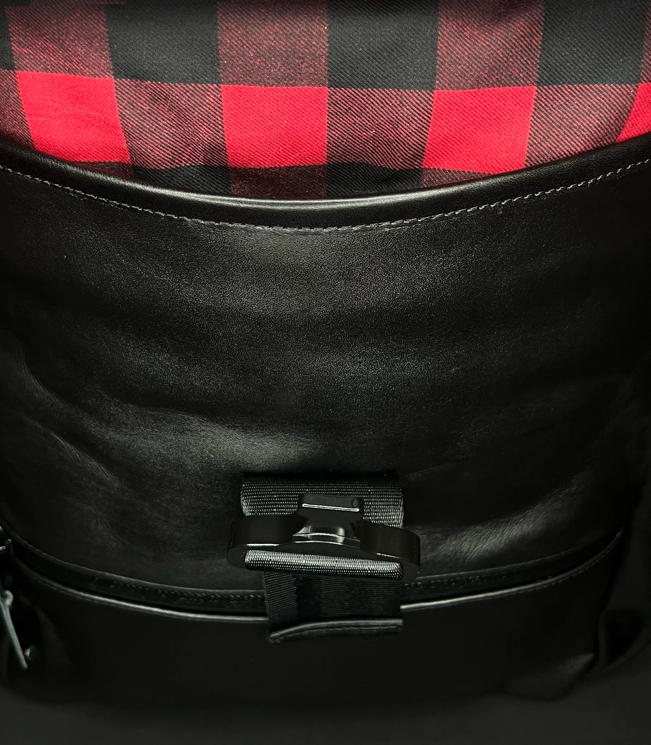 Menace Backpack 2.0 / Full Horween Essex Rookery Leather x TexWax™ Buffalo Plaid Wax Canvas Bundle / Last 1 - Image 13
