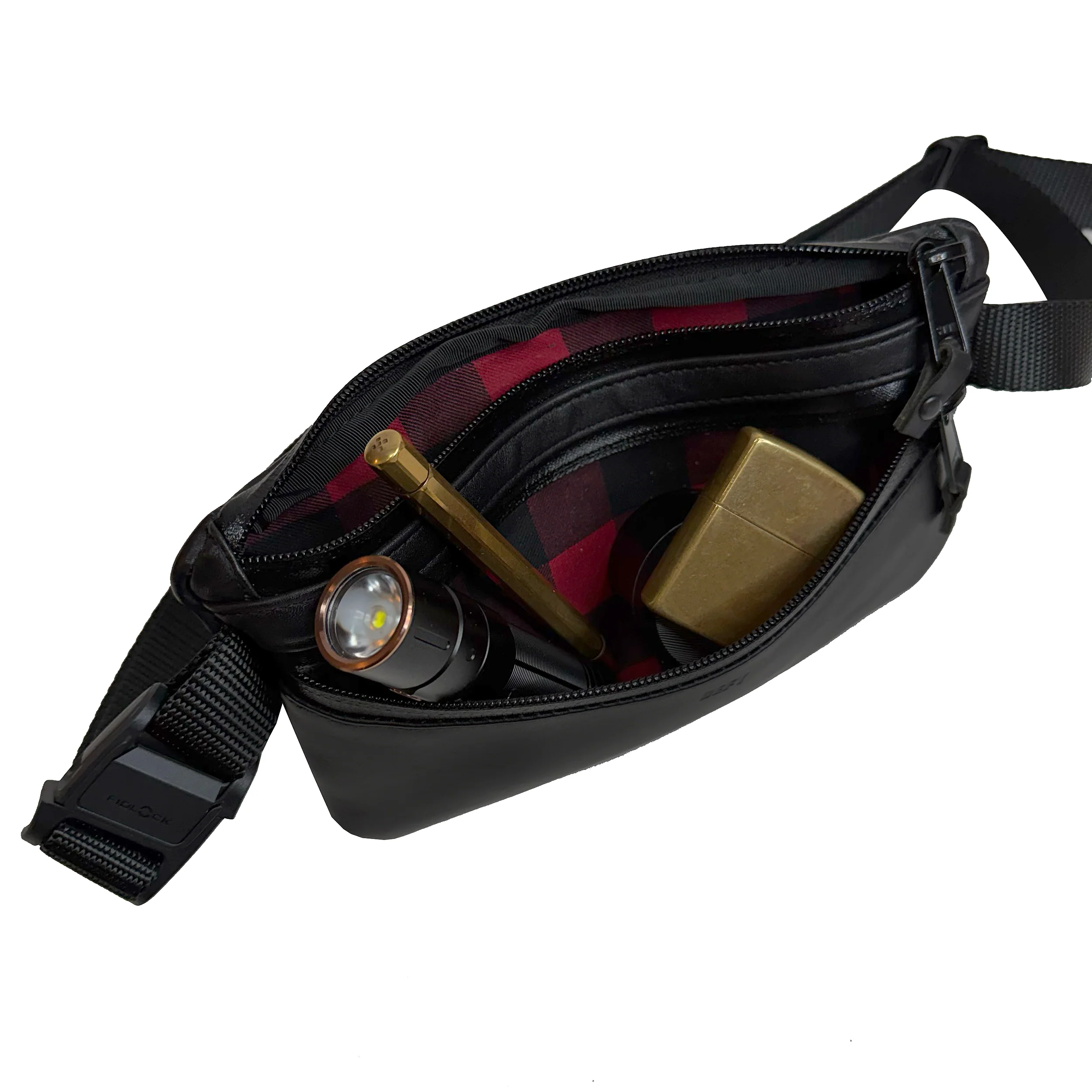Nefarious Horween Essex Rookery Leather x TexWax™ Buffalo Plaid Wax Canvas / Ships in 4-6 Weeks - Image 3
