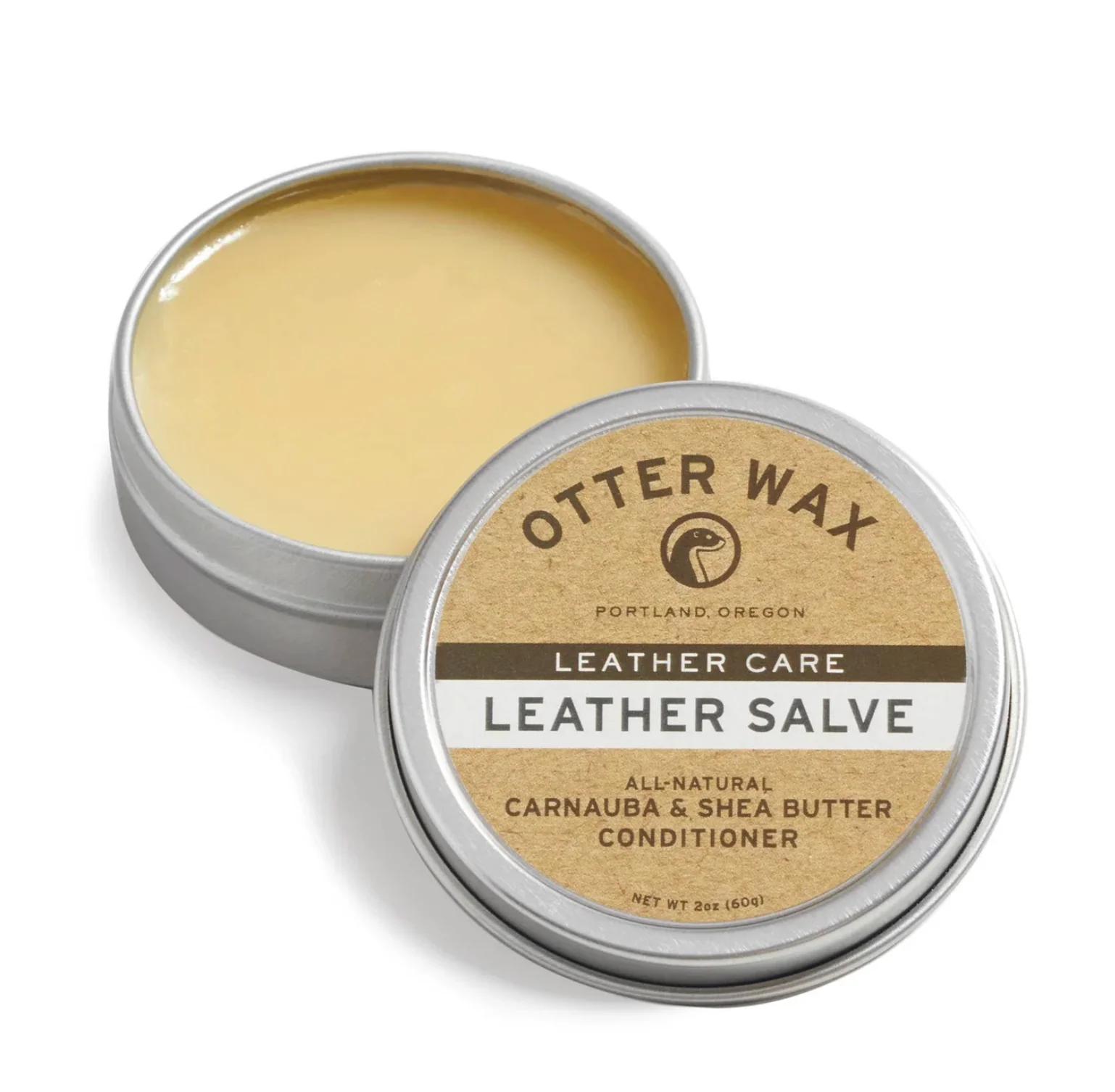 Otter Wax Leather Salve Conditioner / All Natural / Made in Portland - Image 4
