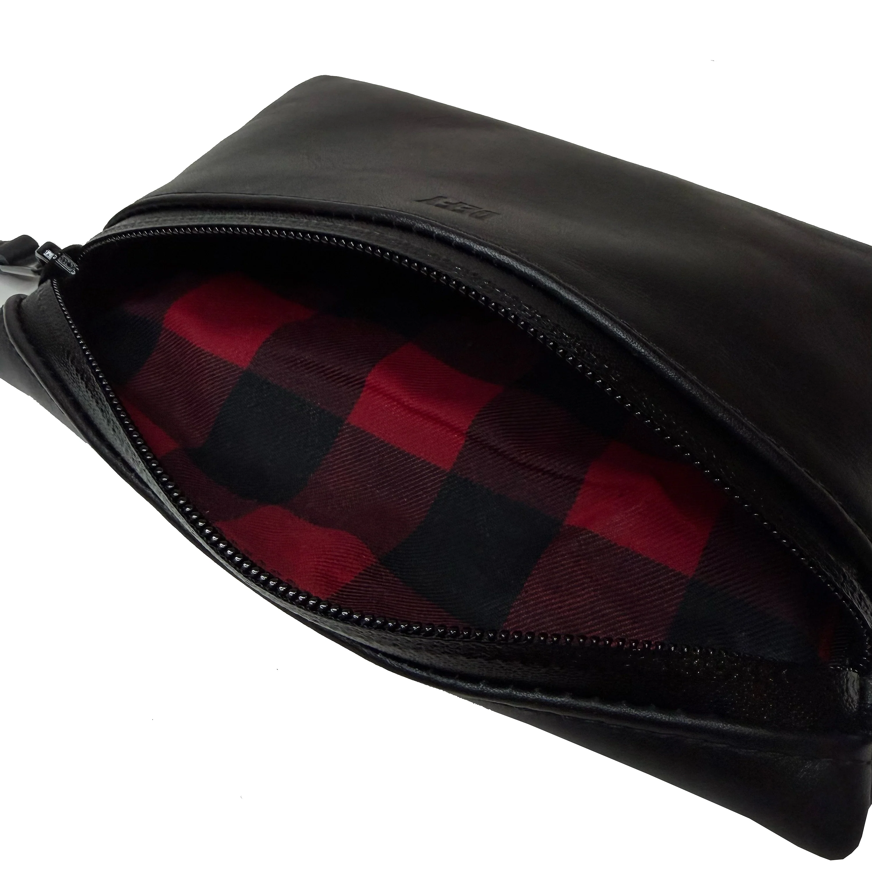 Project Horween Essex Rookery Leather x TexWax™ Buffalo Plaid Wax Canvas 3 Pouch Bundle - Image 13
