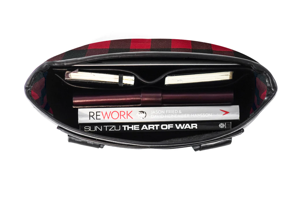 Recon Mini Horween Essex Rookery Leather x TexWax™ Buffalo Plaid Wax Canvas / Ships in 6-10 Weeks - Image 8