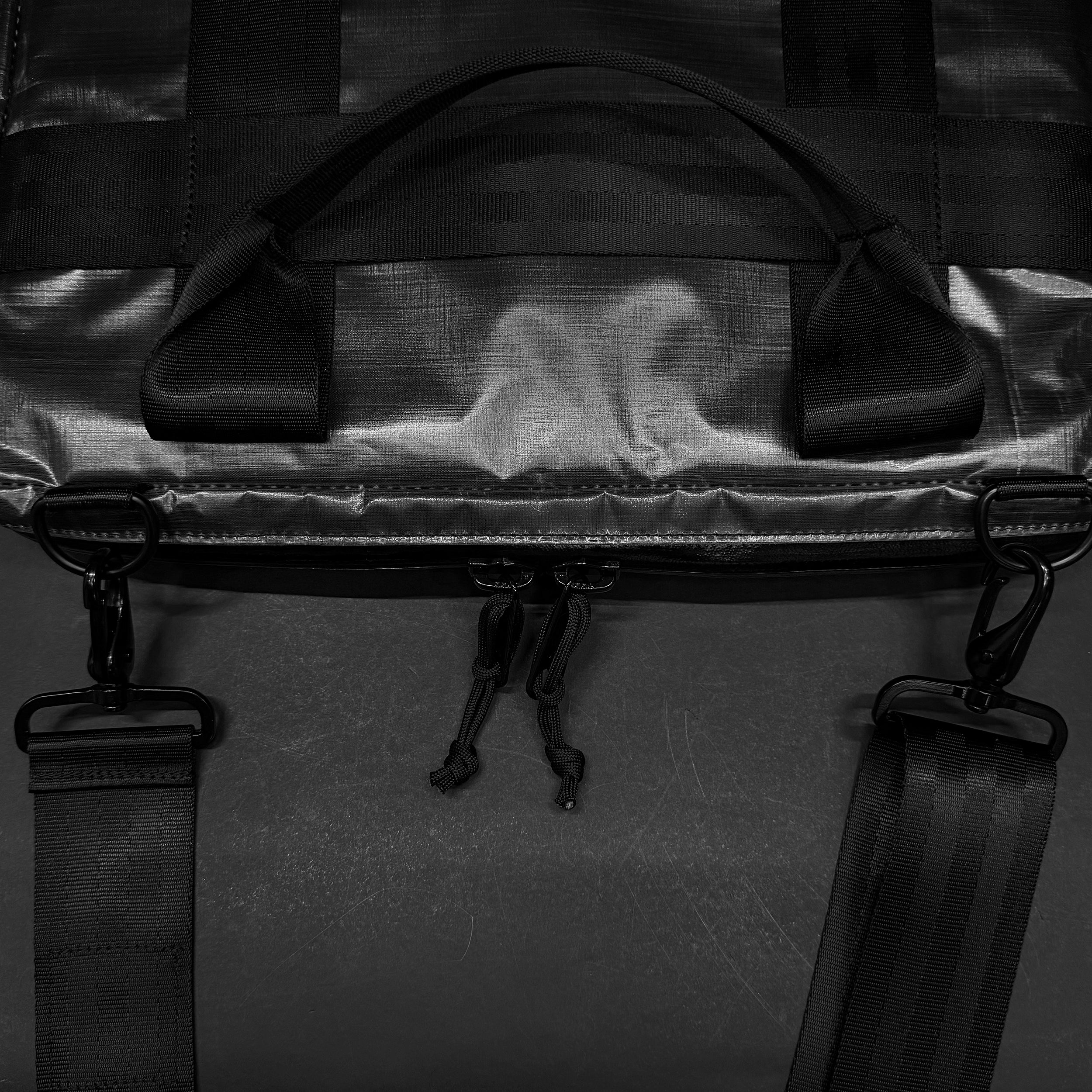 Slim Black Dyneema® x 'Redrum' X-Pac™ Briefcase / Ships in 6-10 Weeks - Image 9