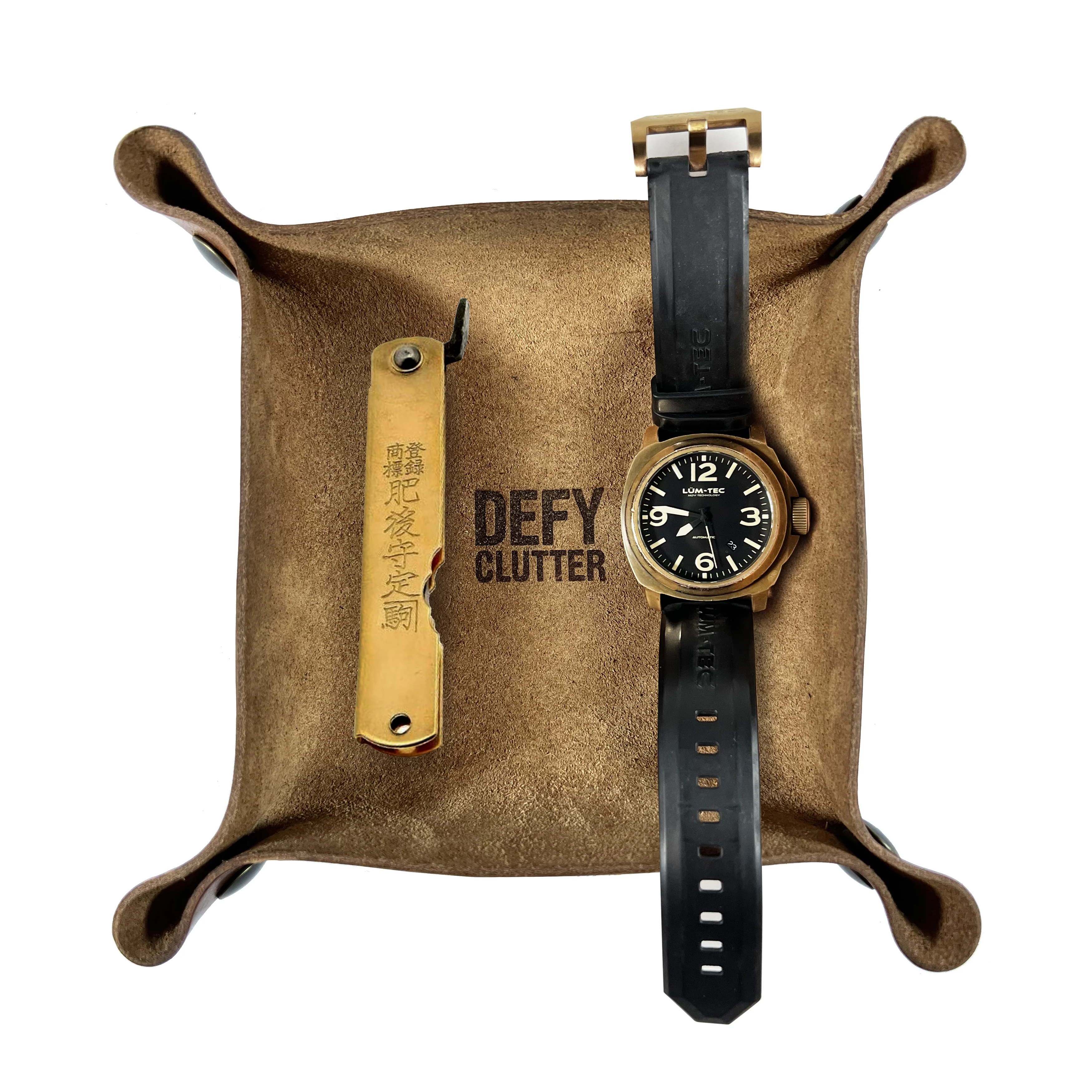 DEFY CLUTTER Valet Tray / Horween Leather - Image 24