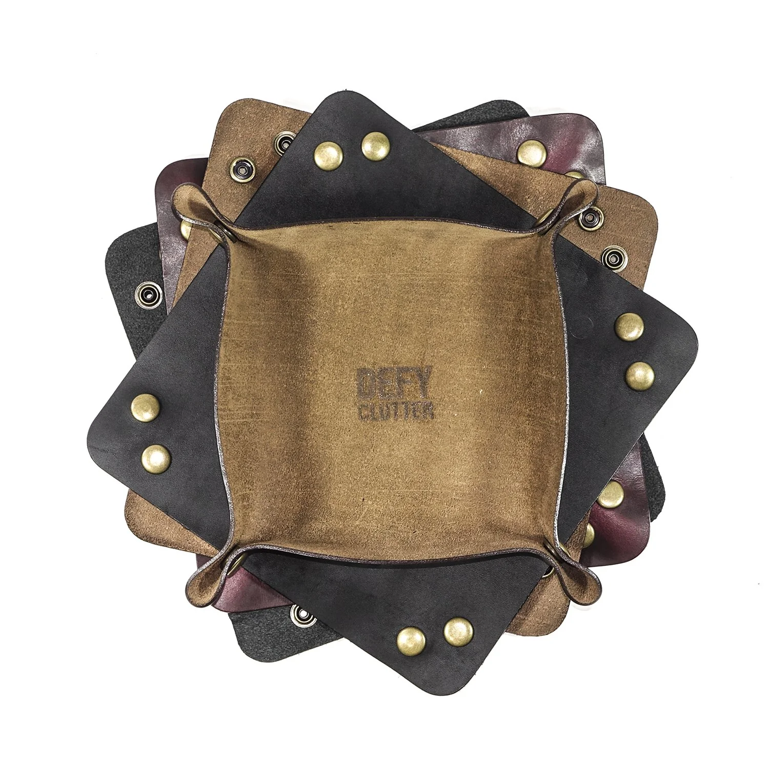 DEFY CLUTTER Valet Tray / Horween Leather - Image 5