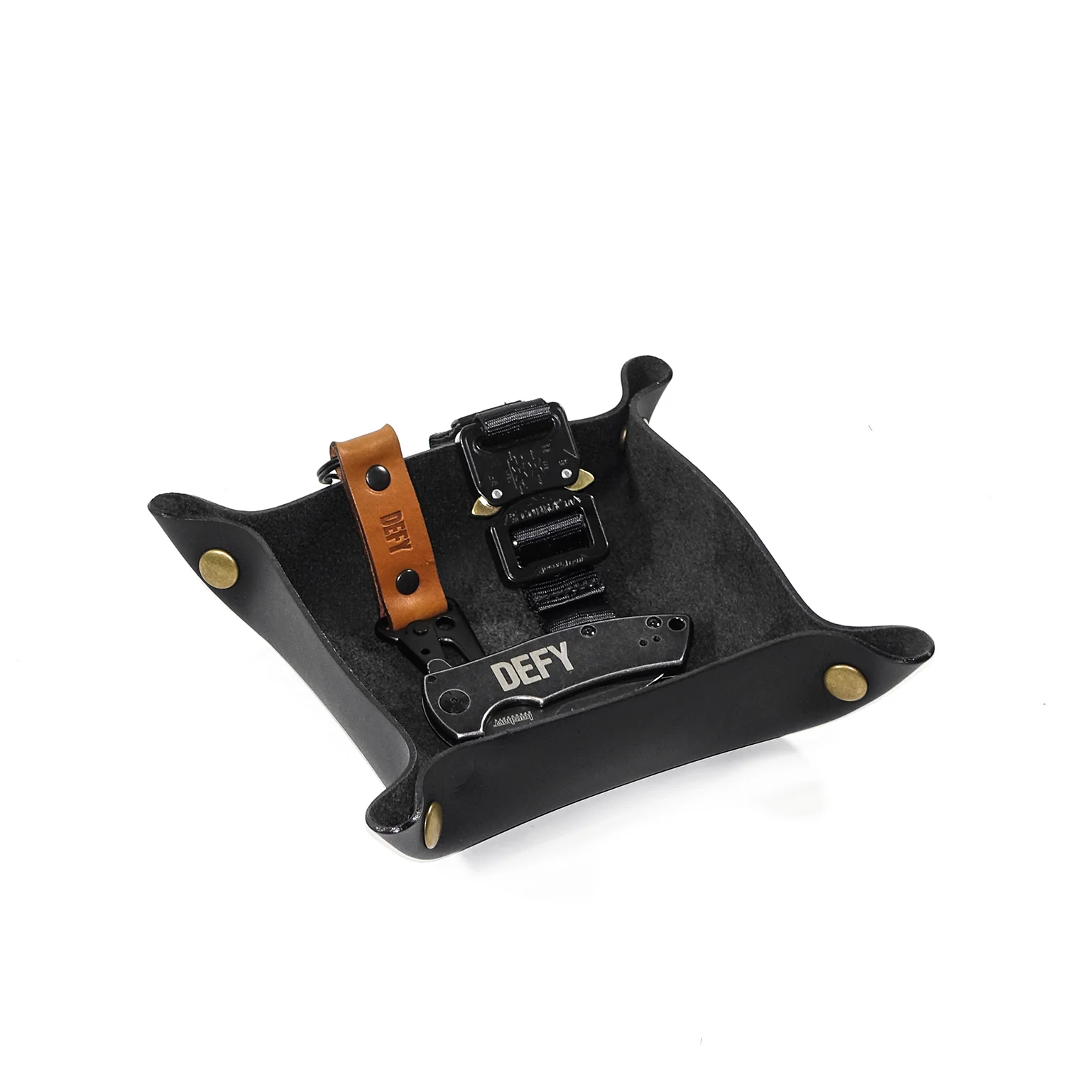 DEFY CLUTTER Valet Tray / Horween Leather - Image 8