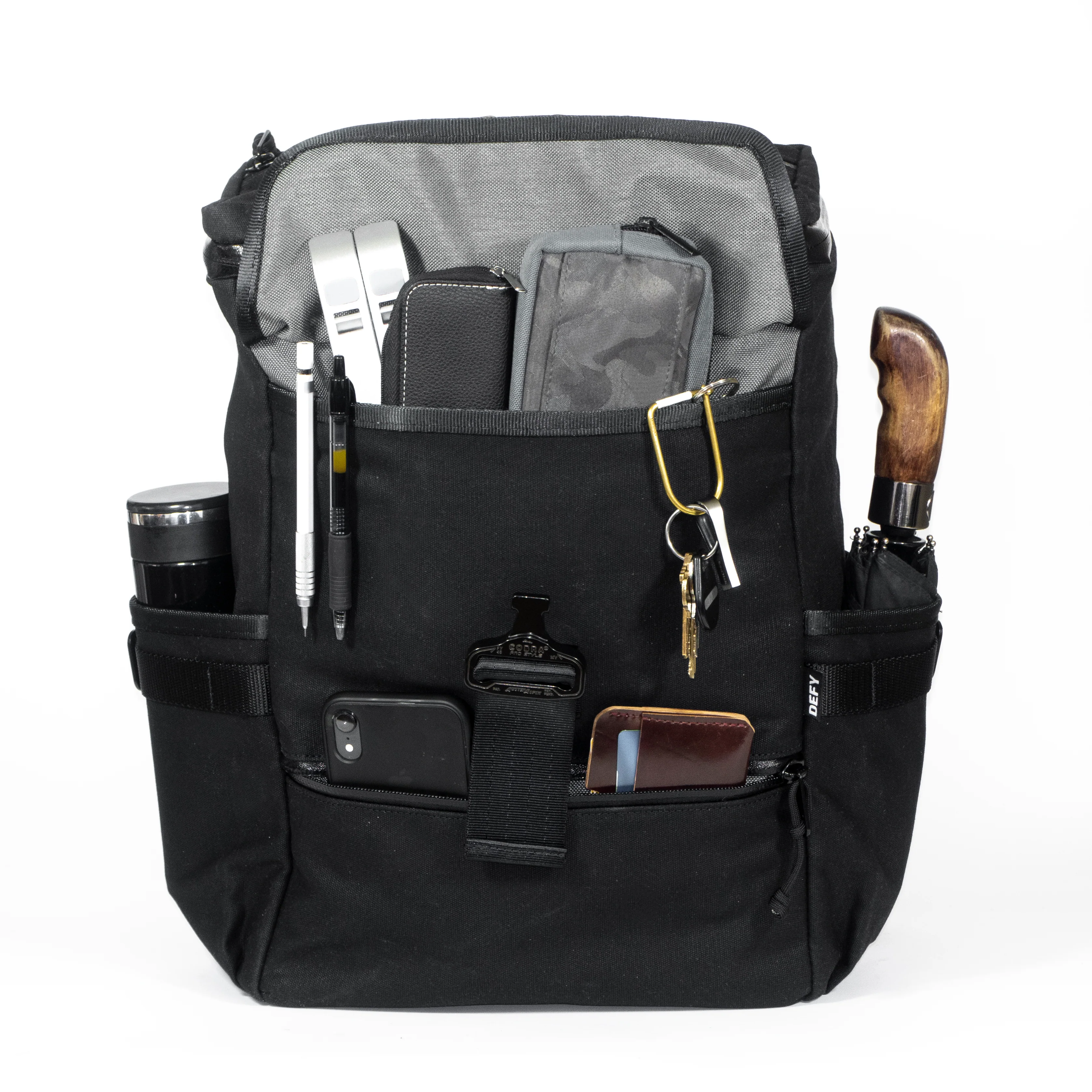 Menace Backpack 2.0 / Black TexWax™ Canvas - Image 8