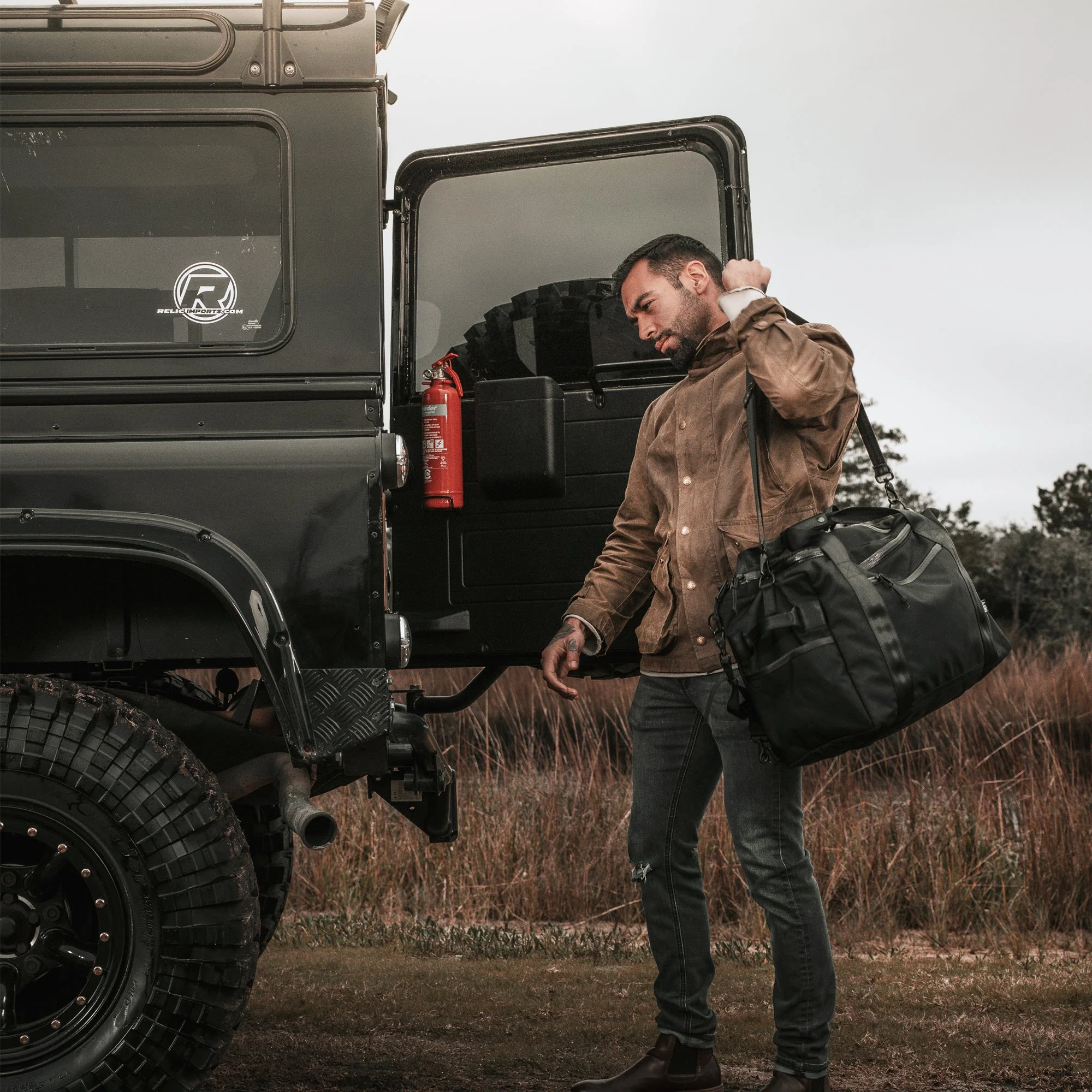 The Rover Backpack 'Fire Edition' Ballistic Nylon x ECOPAK™ EPX Blaze Orange / Ships in 1 Week - Image 12