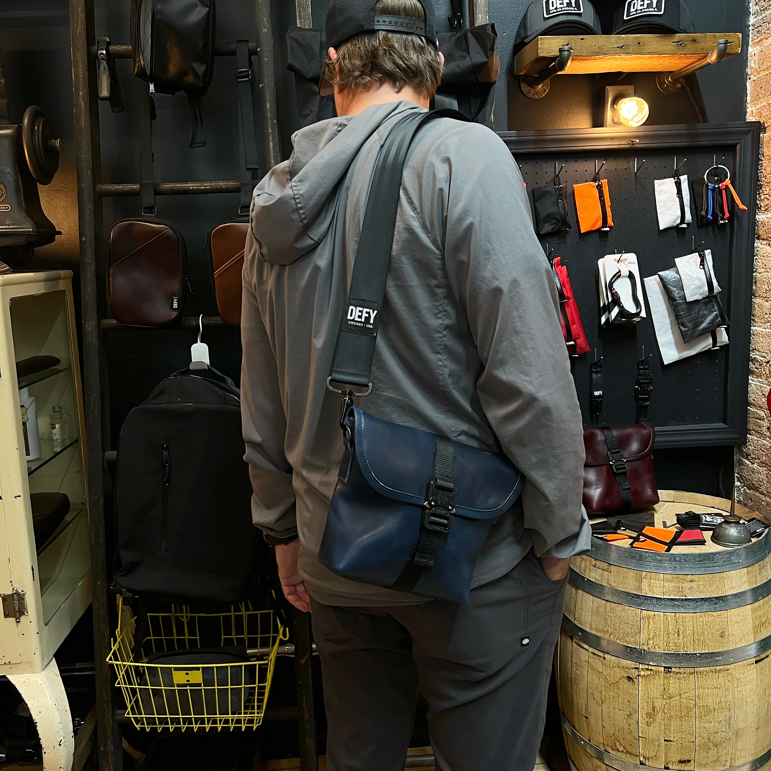 Venue Horween Cobalt Blue Leather MIL-SPEC Webbing Edition - Image 3