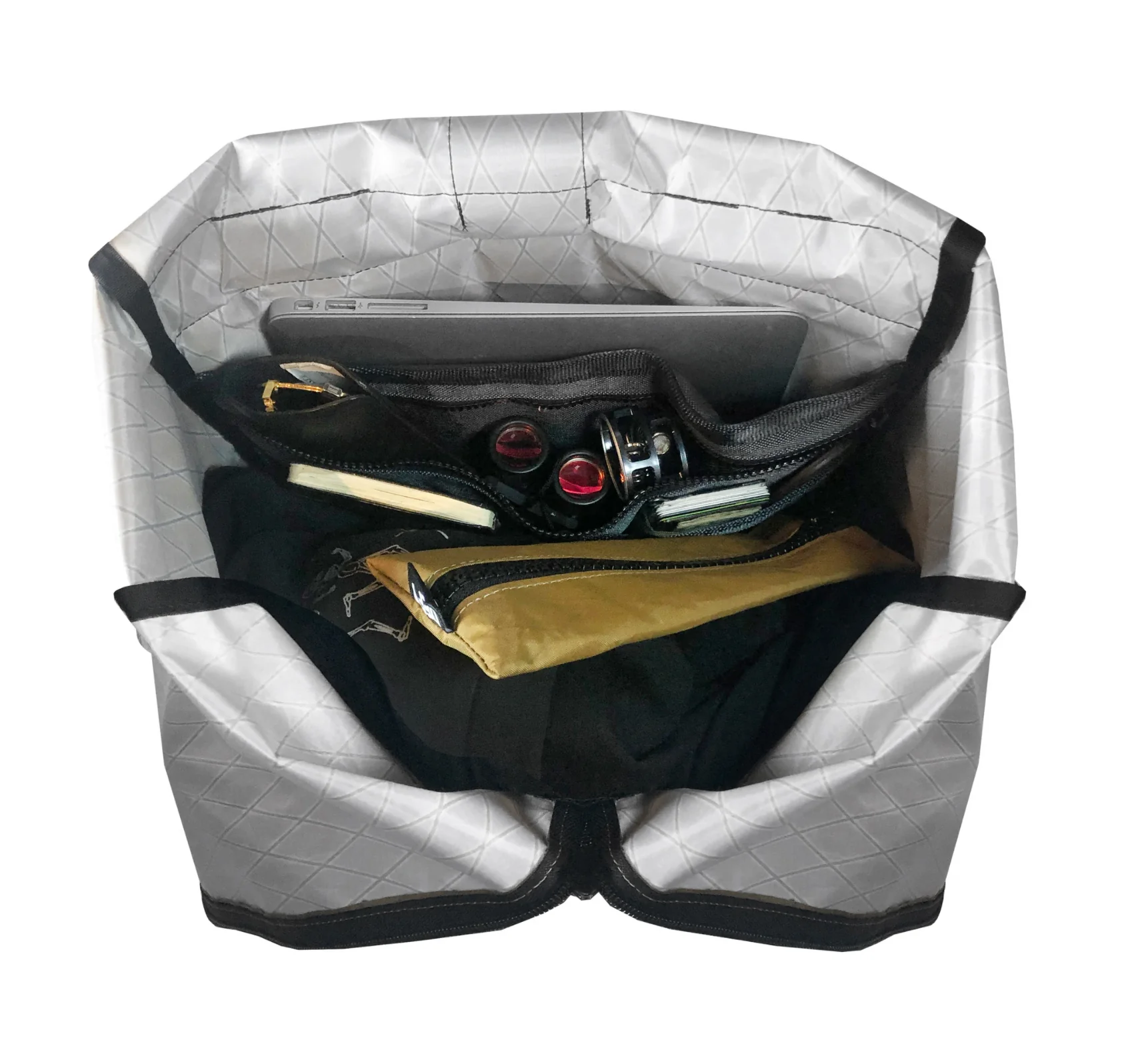VerBockel 'Day Pack' Roll Top Backpack 2.0 Black X-Pac / Low Stock - Image 10