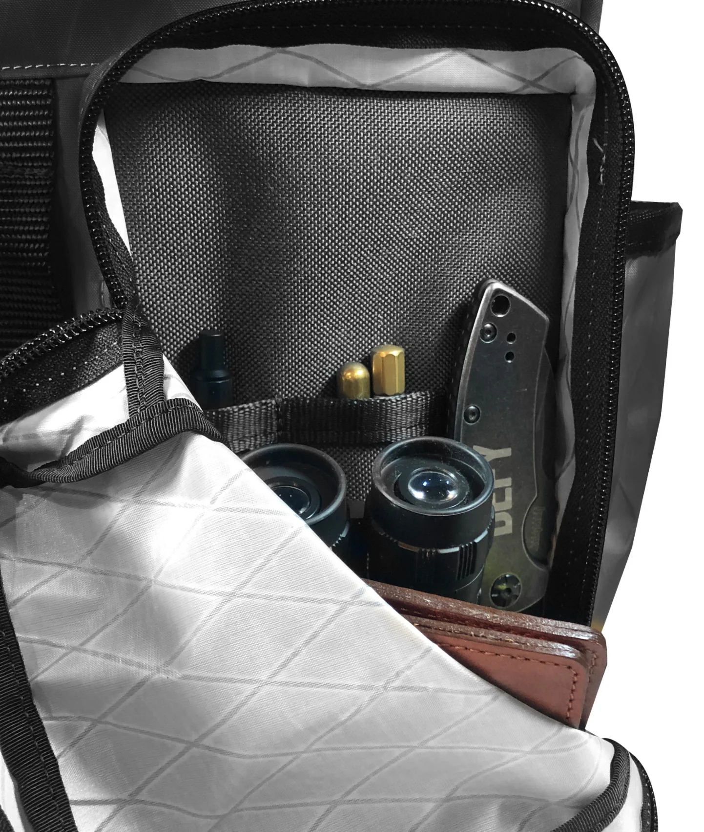 VerBockel 'Day Pack' Roll Top Backpack 2.0 Black X-Pac / Low Stock - Image 11