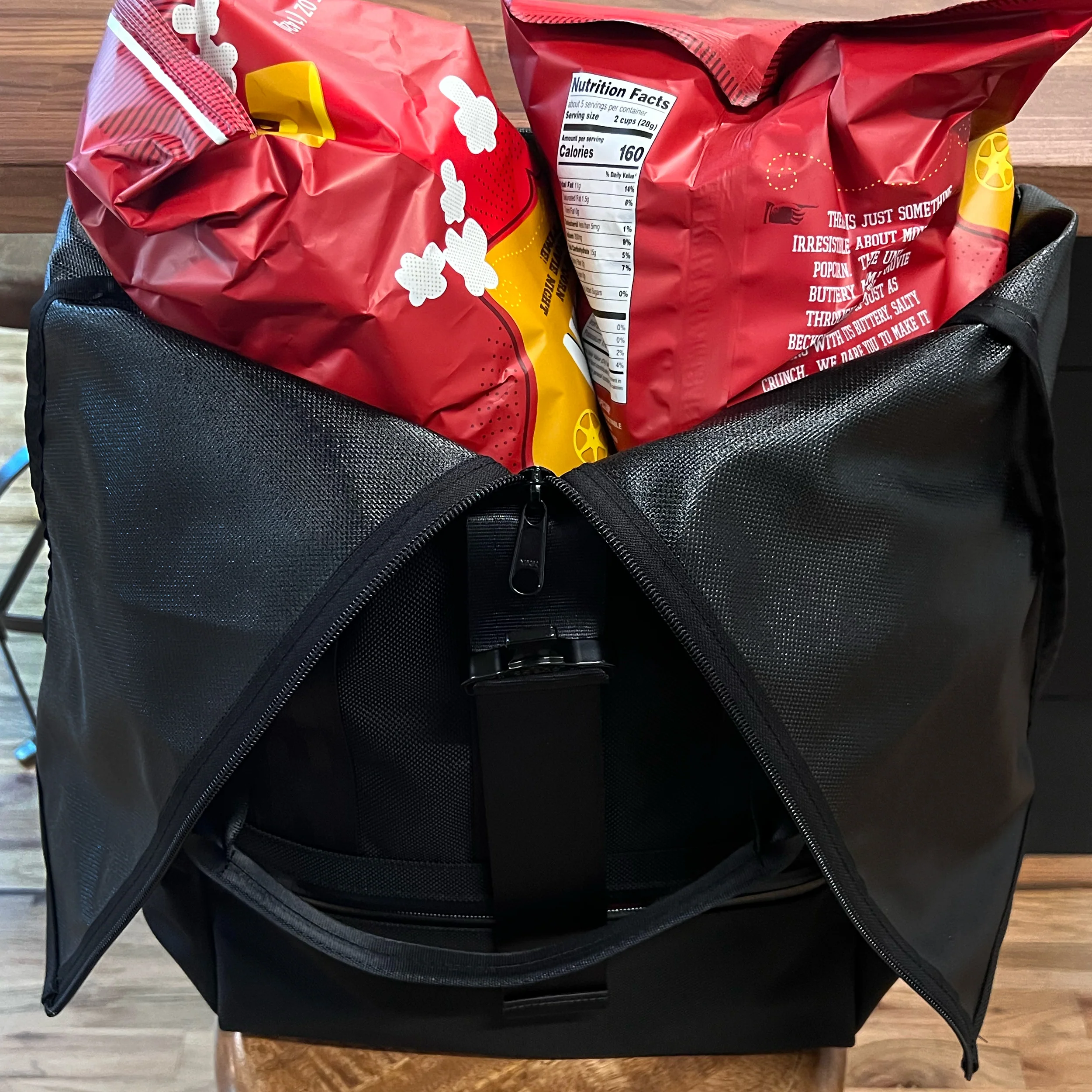 VerBockel Rolltop Backpack 2.0 'Un-Zipped' / Black Ballistic Nylon x ECOPAK™ EPX ’Fire Edition’ / Ships in 6-8 Weeks - Image 15