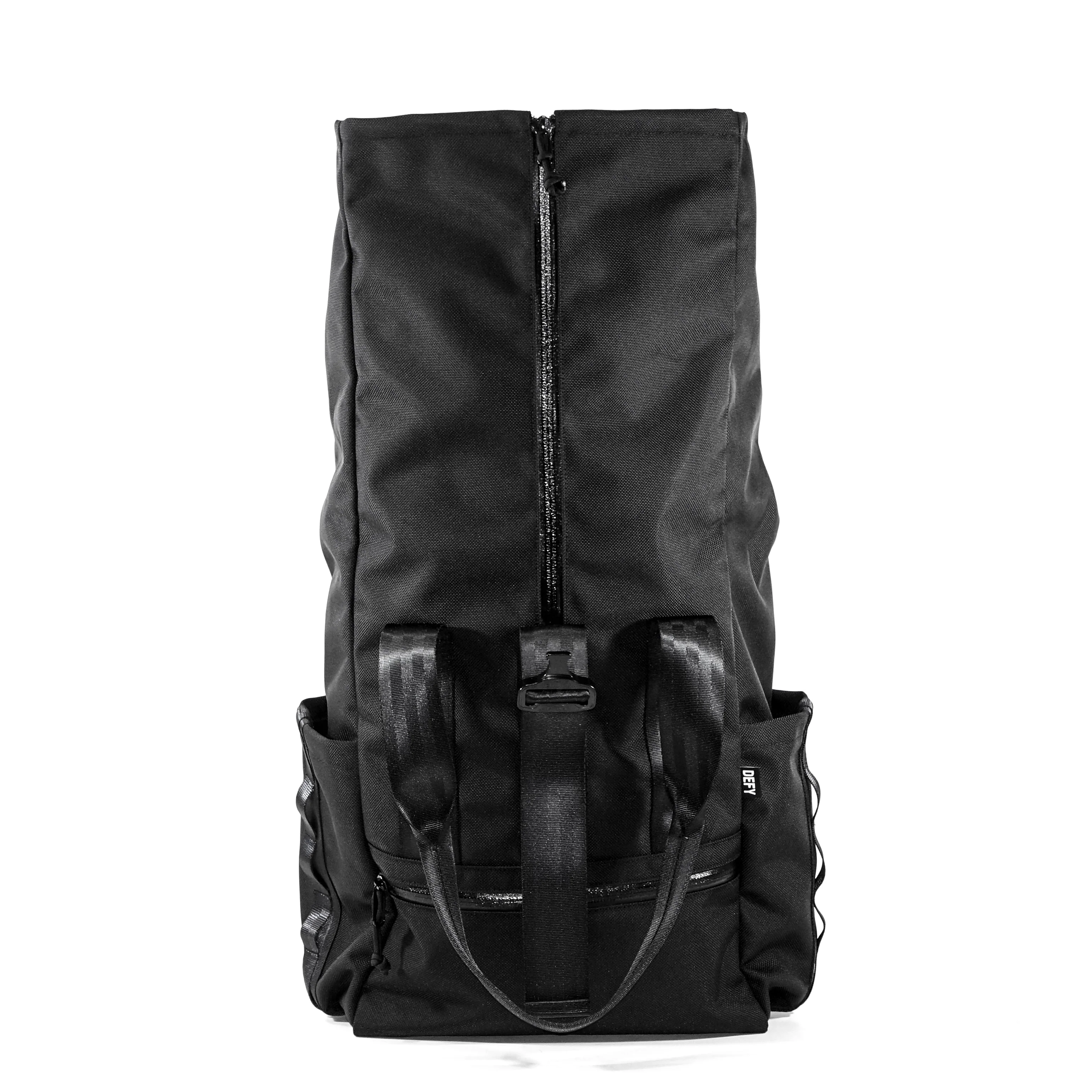 VerBockel Rolltop Backpack 2.0 'Un-Zipped' / Black Ballistic Nylon x ECOPAK™ EPX ’Fire Edition’ / Ships in 6-8 Weeks - Image 18