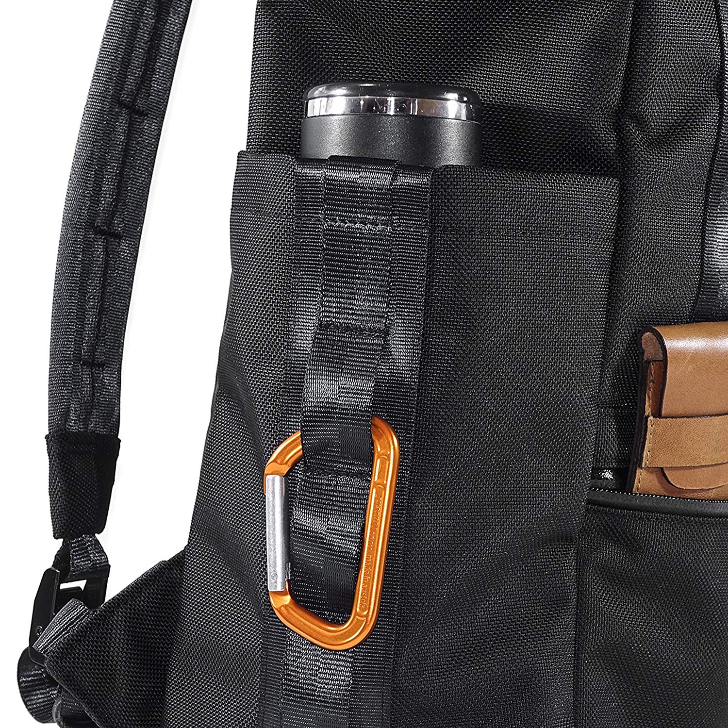 VerBockel Rolltop Backpack 2.0 'Un-Zipped' / Black Ballistic Nylon x ECOPAK™ EPX ’Fire Edition’ / Ships in 6-8 Weeks - Image 20
